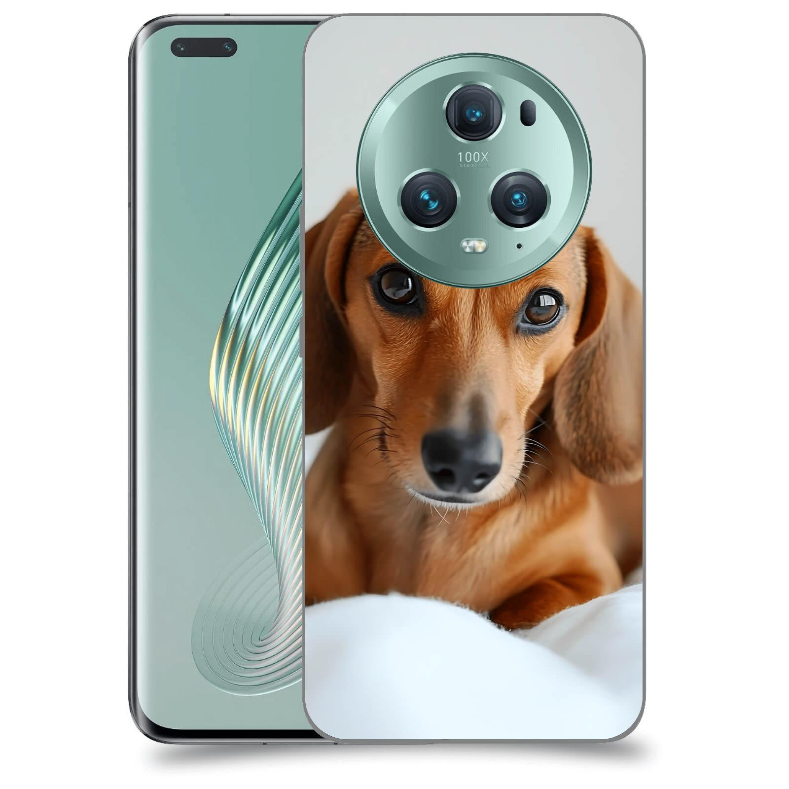 ACOVER Kryt na mobil Honor Magic5 Pro - Dachshund II