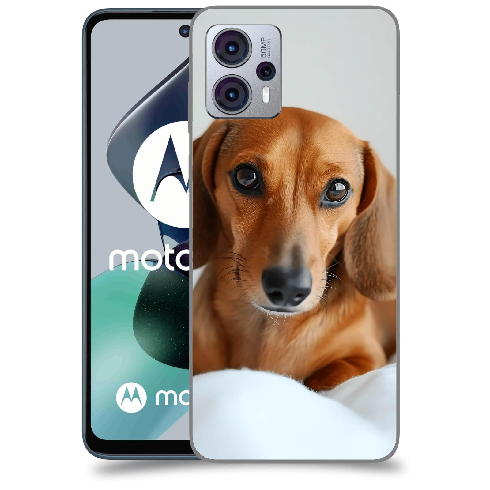 ACOVER Kryt na mobil Motorola Moto G23 - Dachshund II