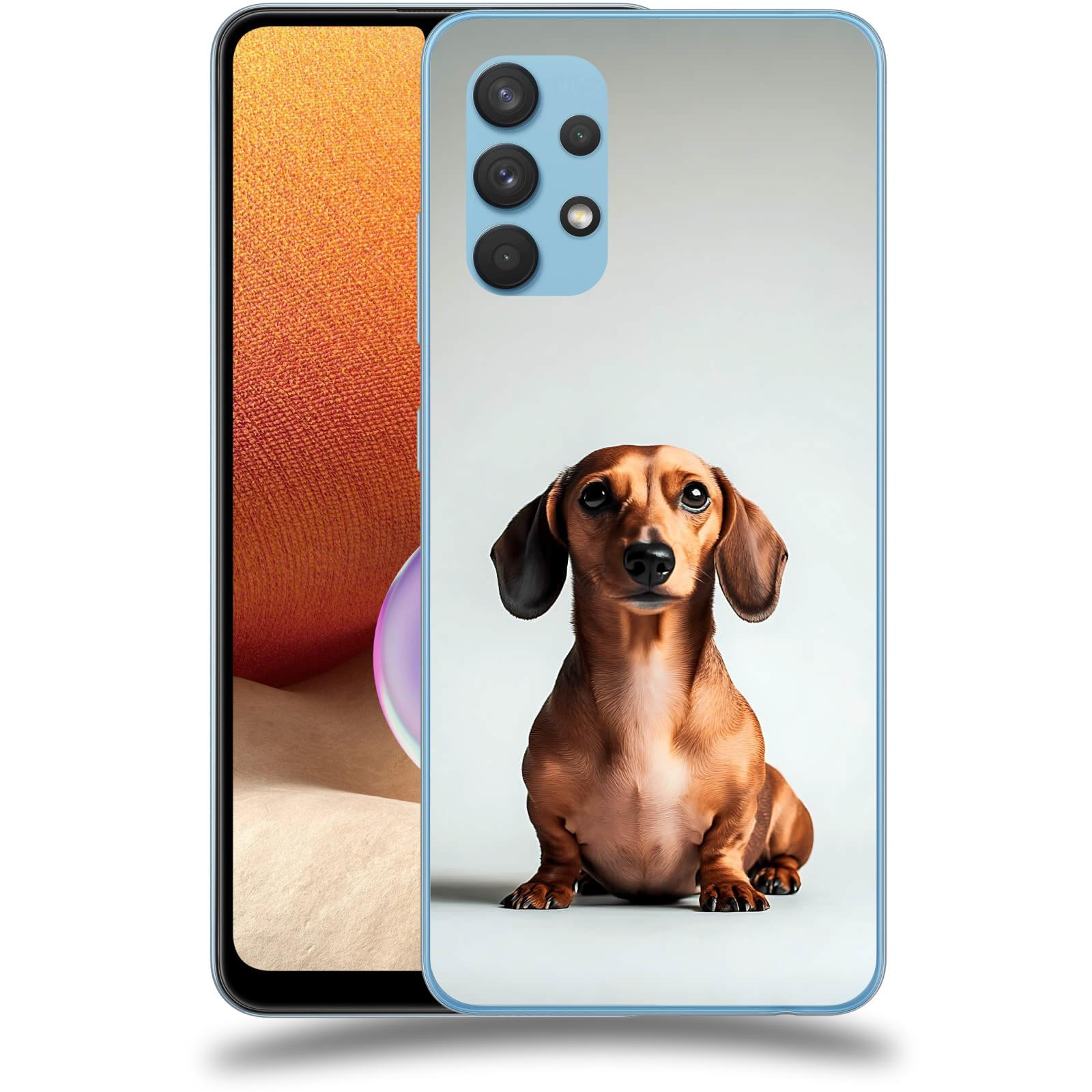 ACOVER Kryt na mobil Samsung Galaxy A32 4G SM-A325F - Dachshund III