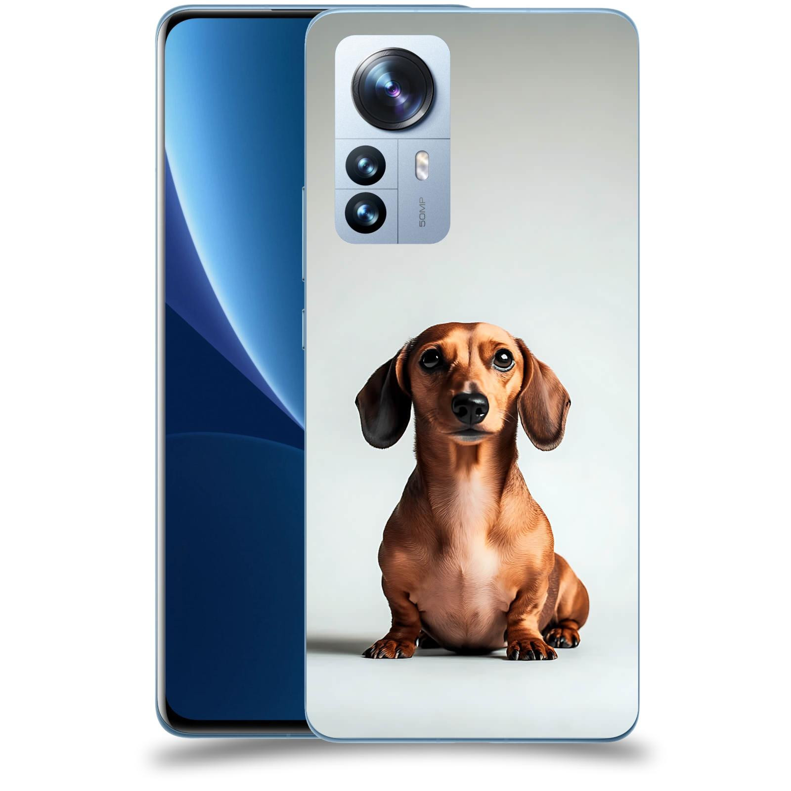 ACOVER Kryt na mobil Xiaomi 12 Pro - Dachshund III