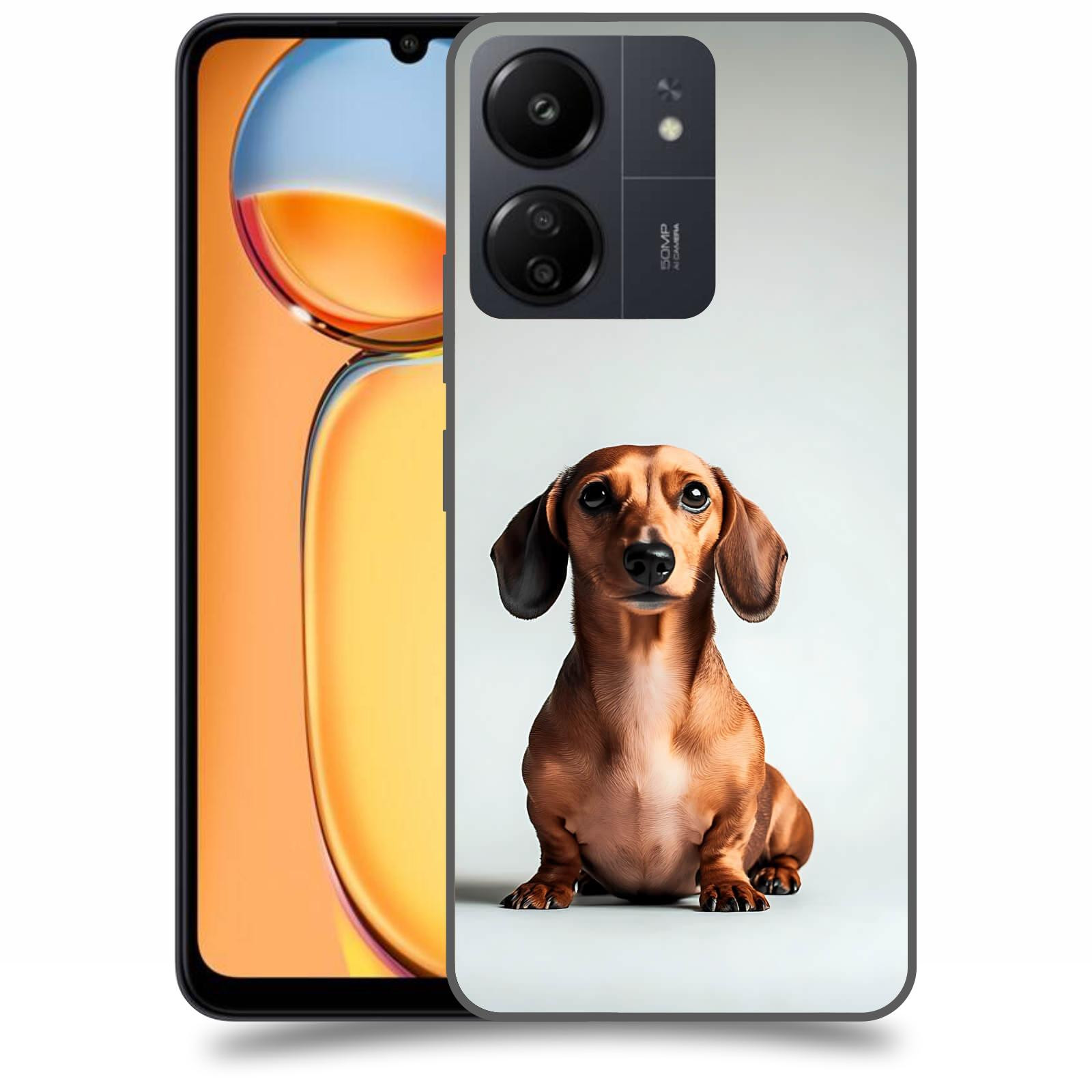 ACOVER Kryt na mobil Xiaomi Redmi 13C 4G  Dachshund III