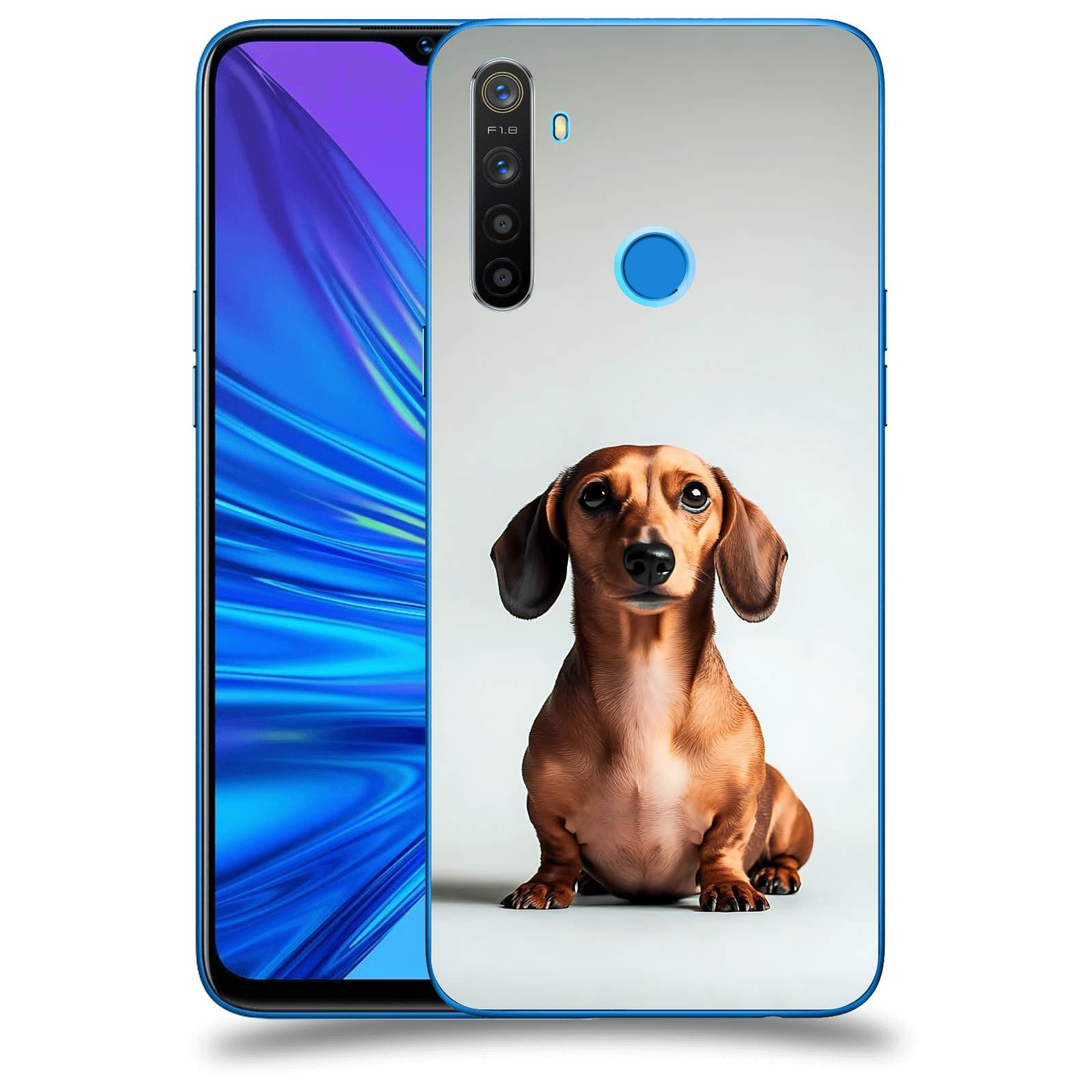 ACOVER Kryt na mobil Realme 5 - Dachshund III