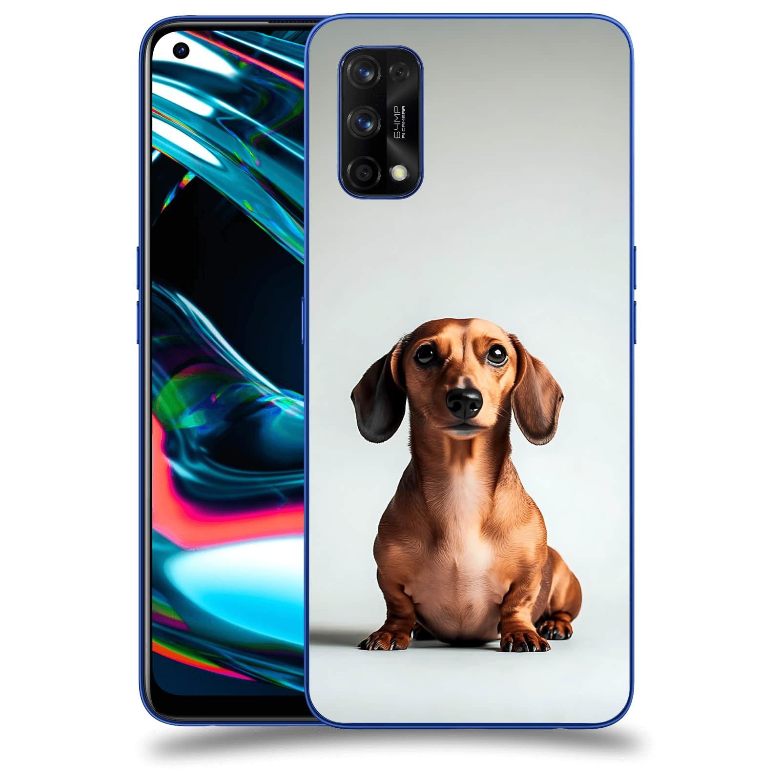 ACOVER Kryt na mobil Realme 7 Pro - Dachshund III