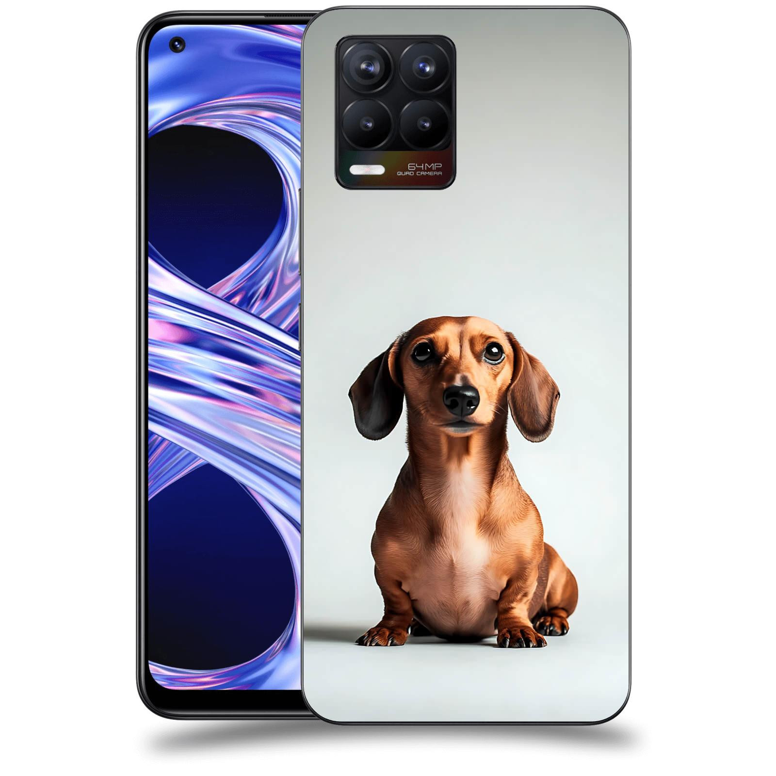 ACOVER Kryt na mobil Realme 8 - Dachshund III