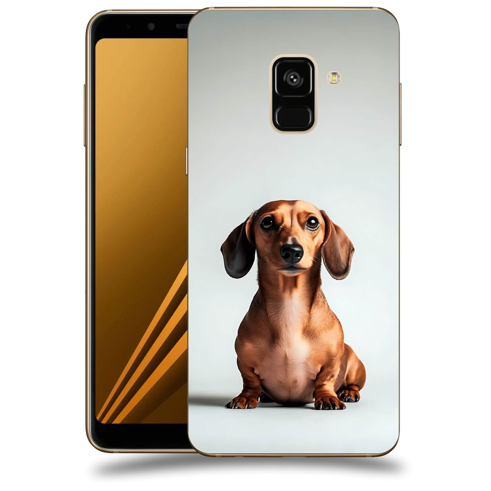 ACOVER Kryt na mobil Samsung Galaxy A8 2018 A530F - Dachshund III