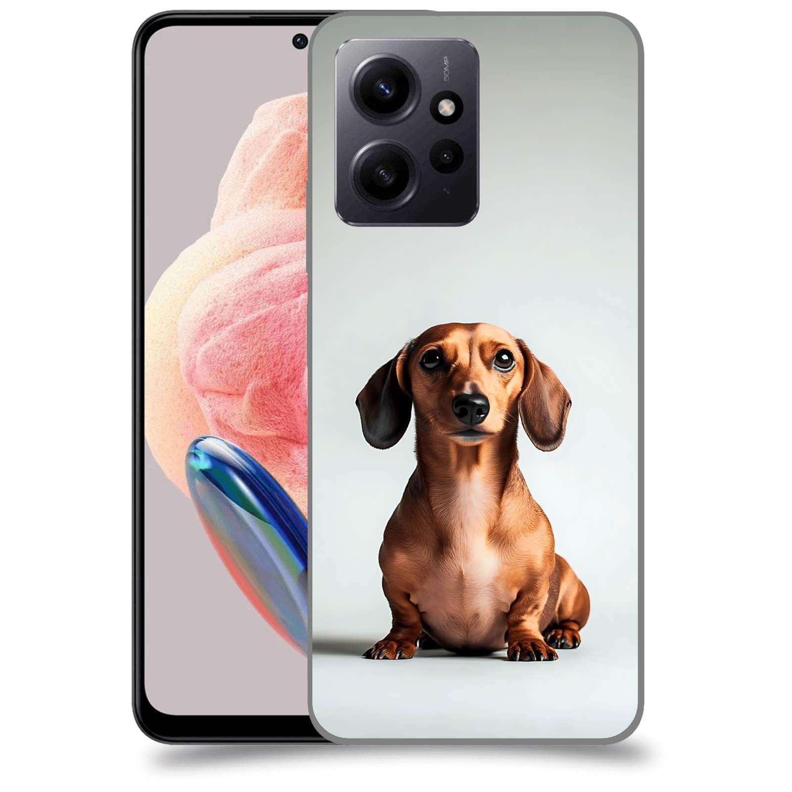 ACOVER Kryt na mobil Xiaomi Redmi Note 12 4G - Dachshund III