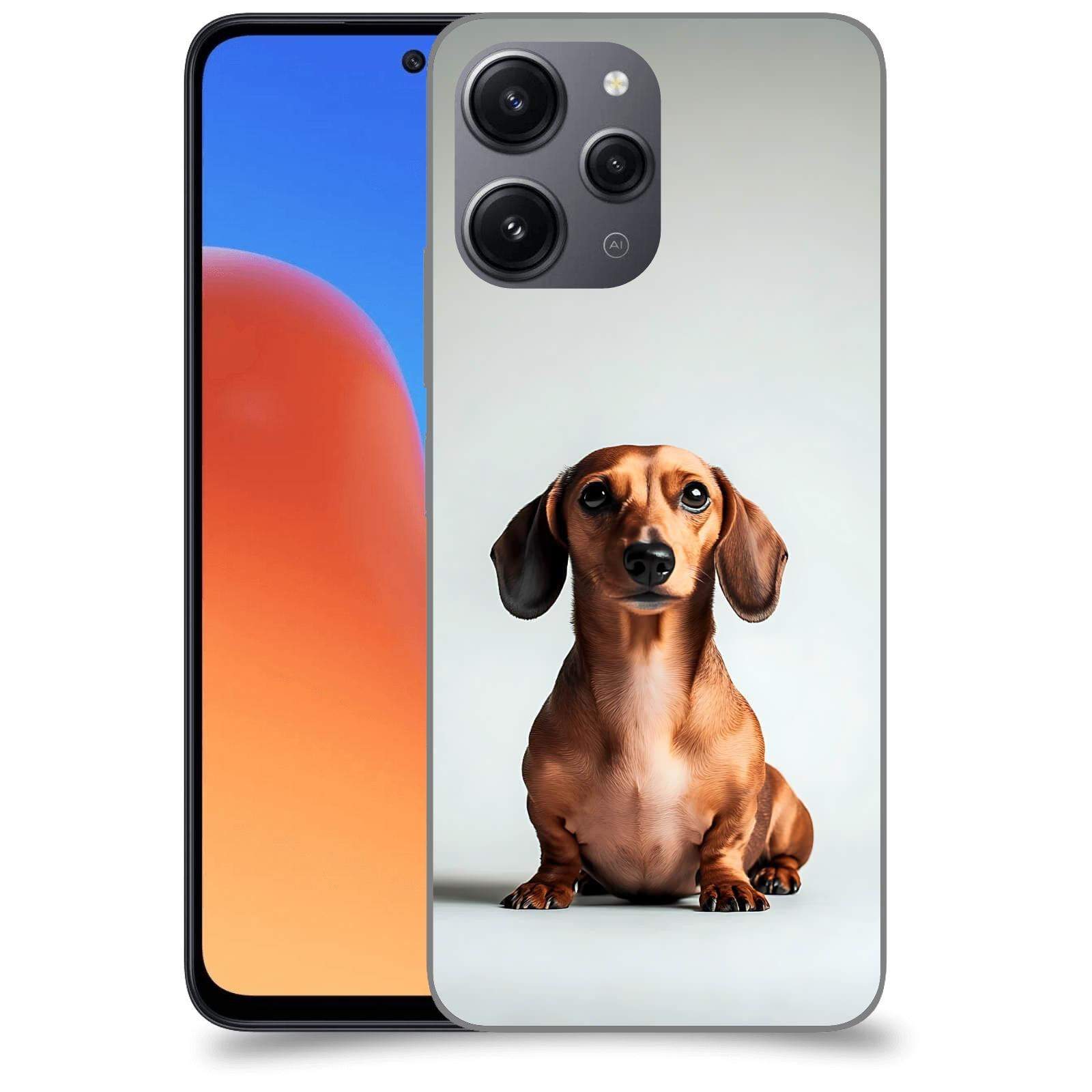ACOVER Kryt na mobil Xiaomi Redmi 12 - Dachshund III