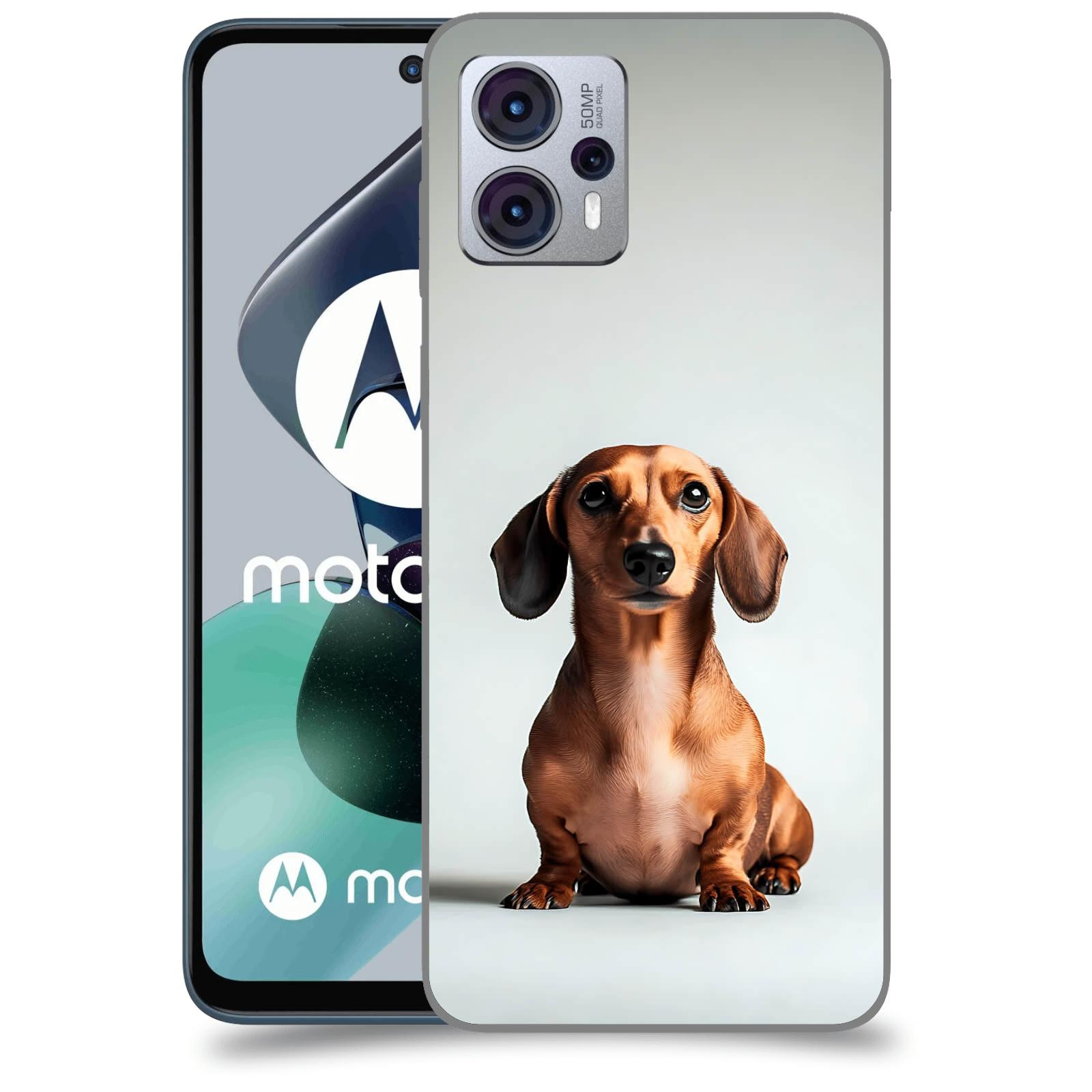 ACOVER Kryt na mobil Motorola Moto G23 - Dachshund III