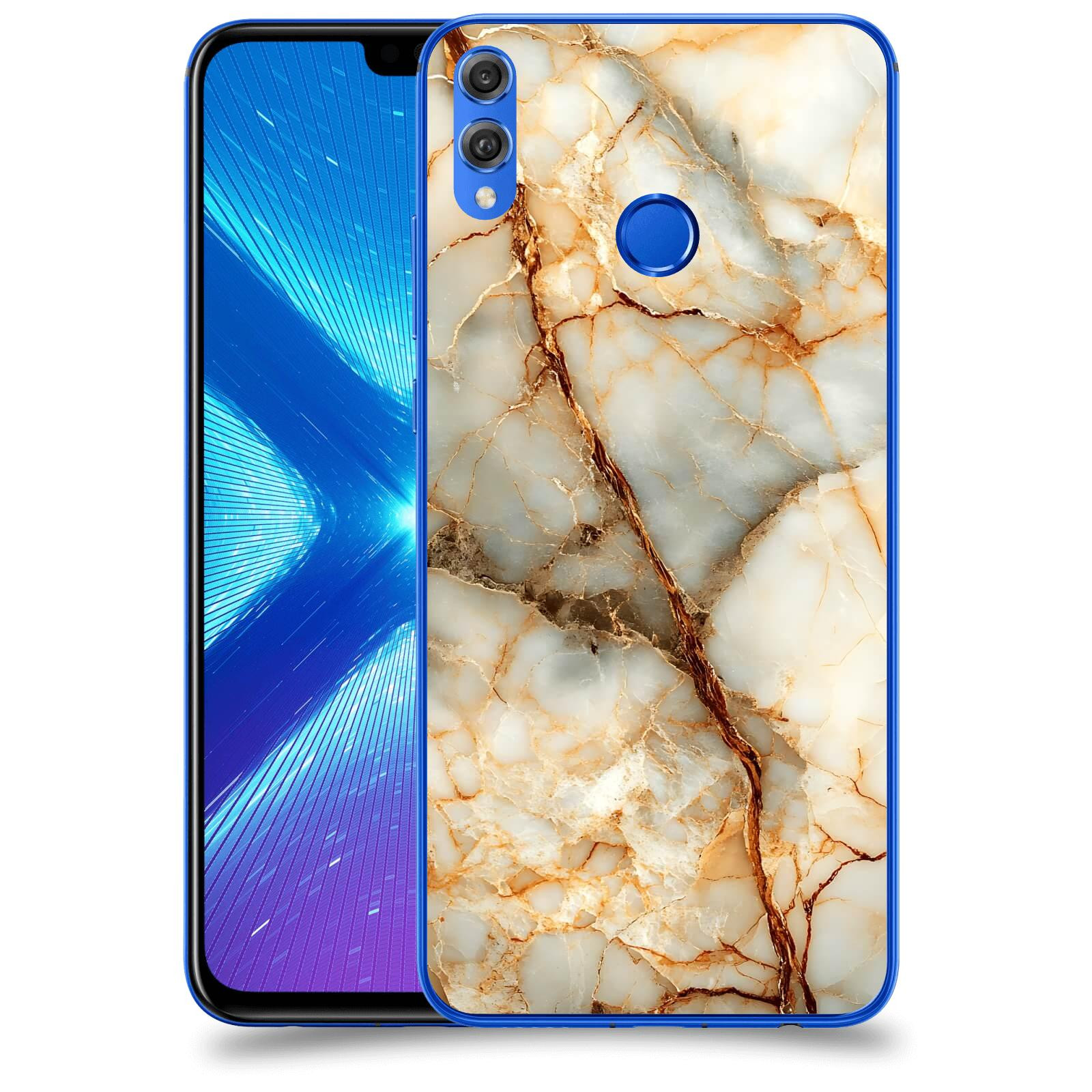 ACOVER Kryt na mobil Honor 8X - Marble I