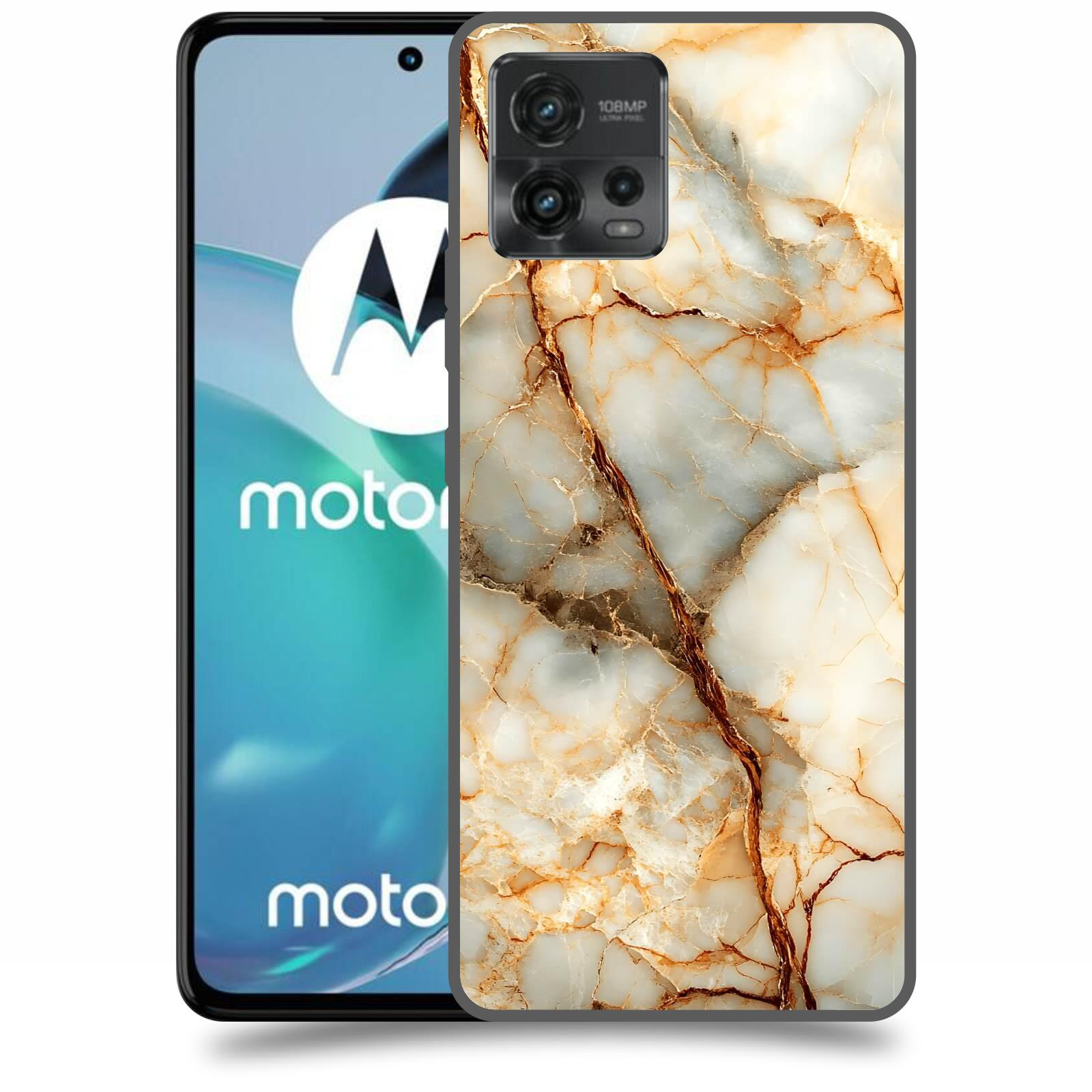 ACOVER Kryt na mobil Motorola Moto G72 - Marble I