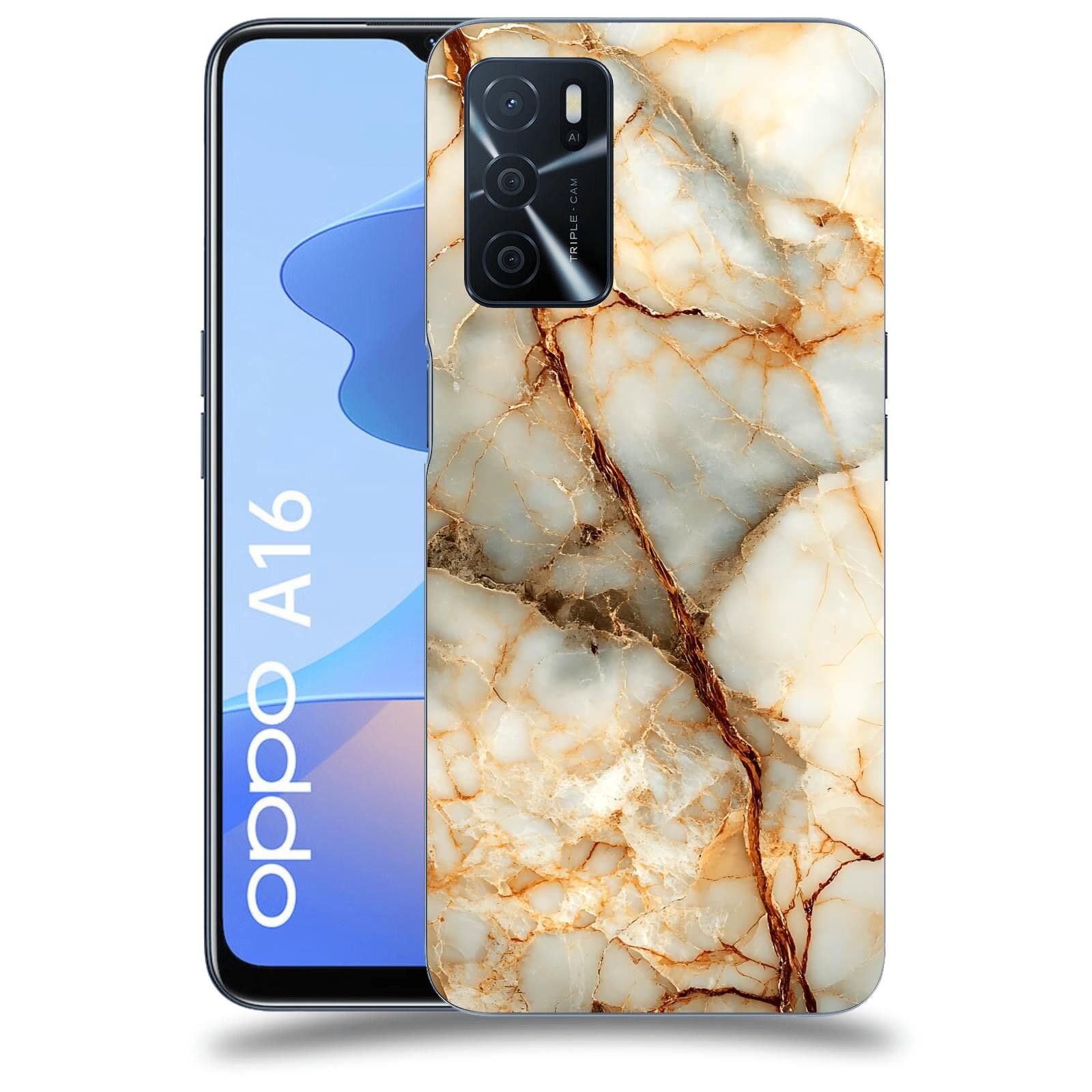 ACOVER Kryt na mobil OPPO A16 - Marble I