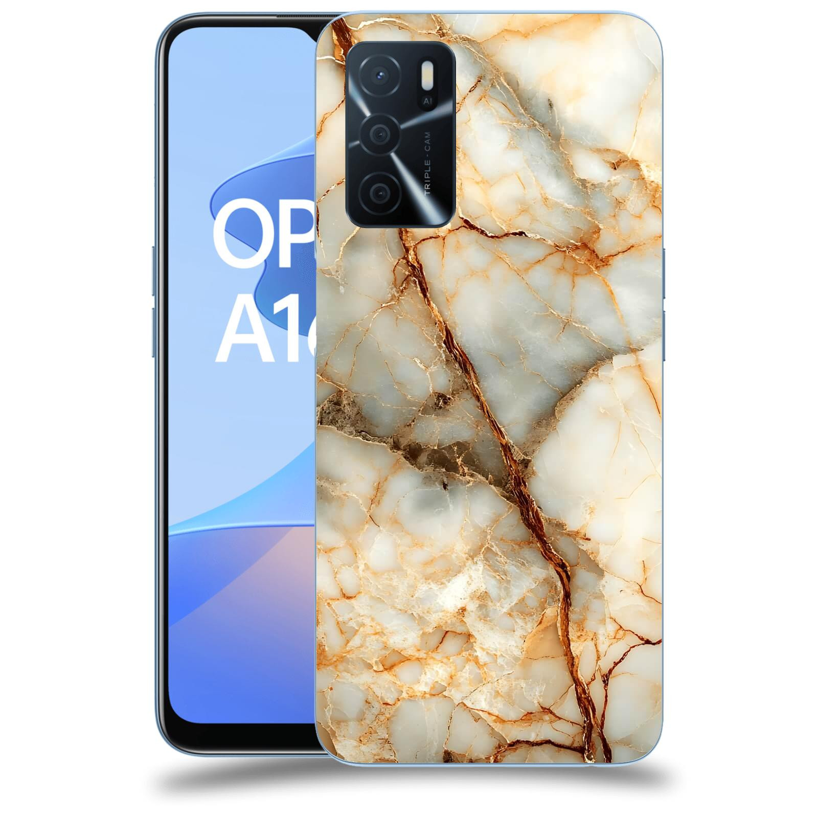 ACOVER Kryt na mobil OPPO A16s - Marble I