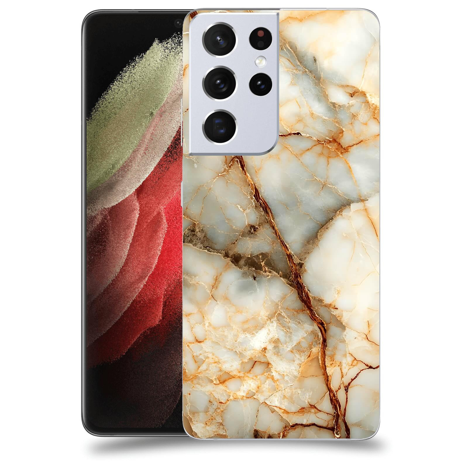 ACOVER Kryt na mobil Samsung Galaxy S21 Ultra 5G G998B - Marble I