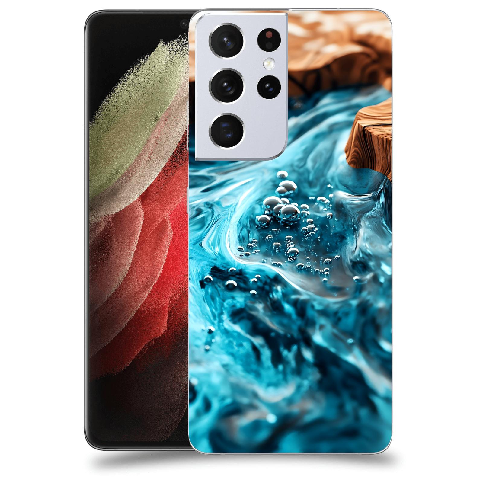 ACOVER Kryt na mobil Samsung Galaxy S21 Ultra 5G G998B - Deep Marine I