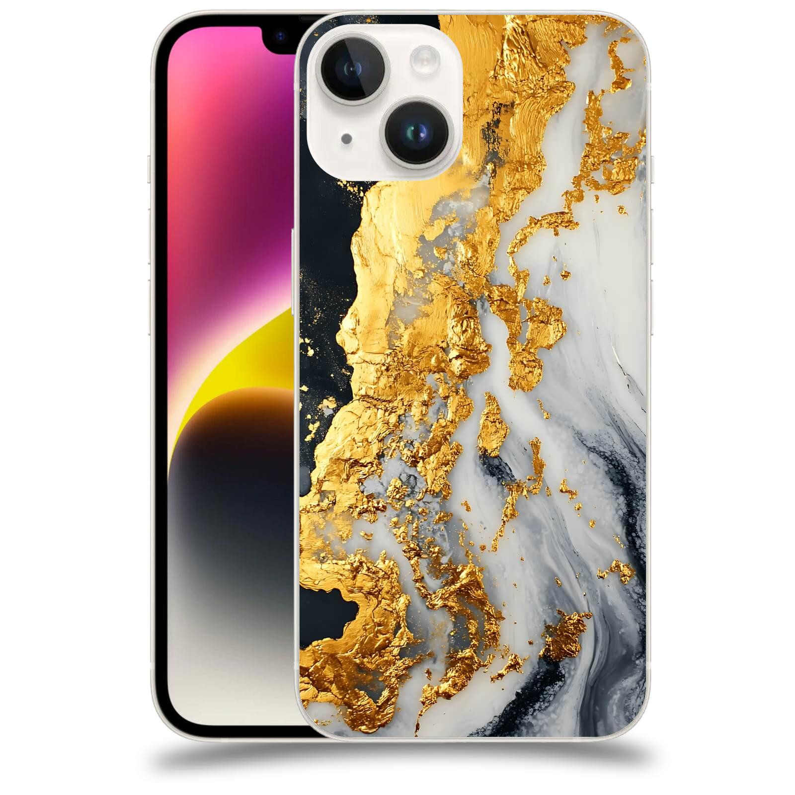 ACOVER Kryt na mobil Apple iPhone 14 - Marble II
