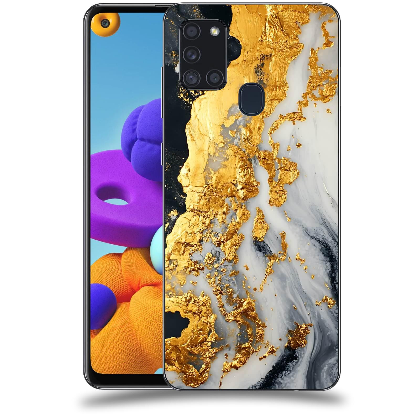 ACOVER Kryt na mobil Samsung Galaxy A21s - Marble II