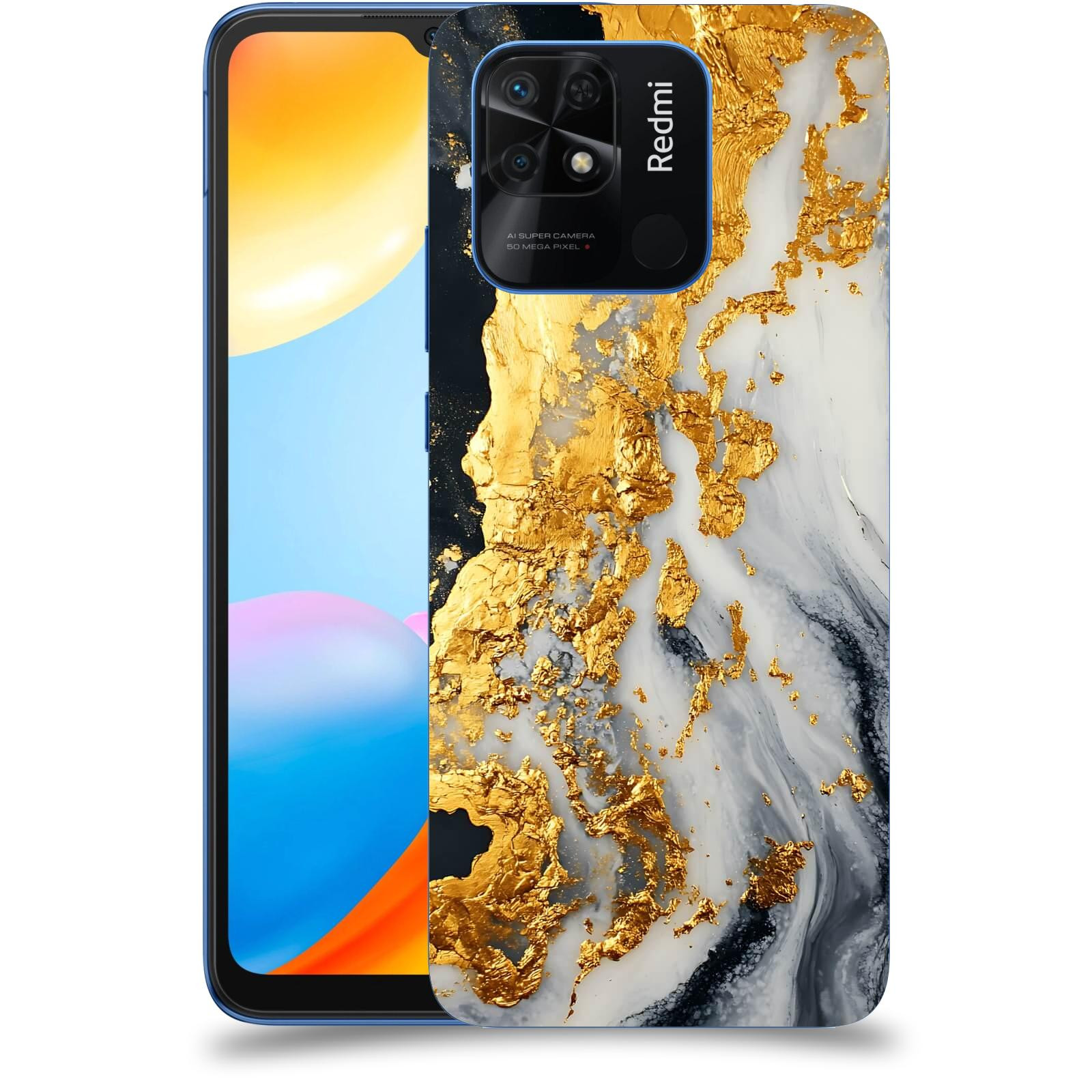ACOVER Kryt na mobil Xiaomi Redmi 10C - Marble II