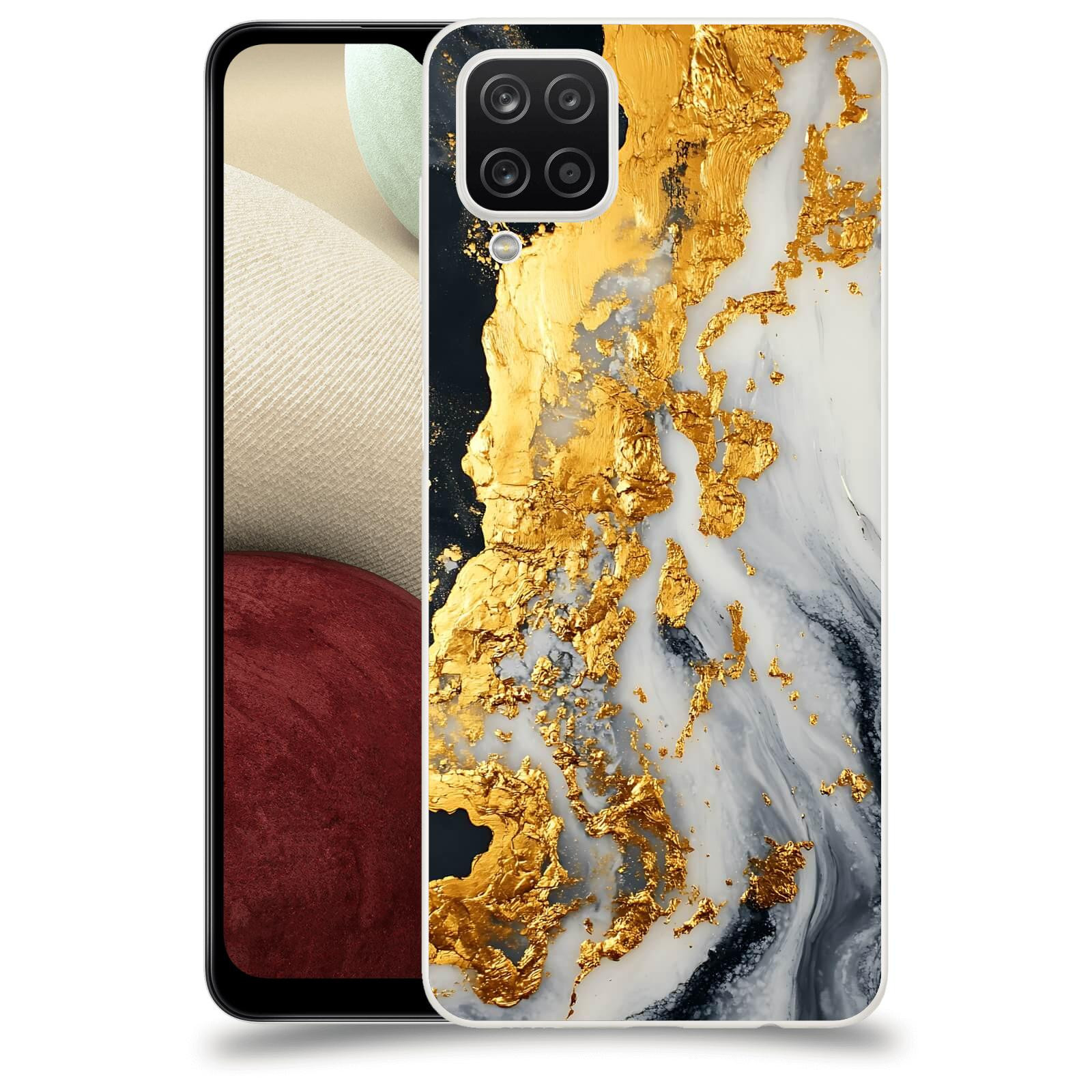 ACOVER Kryt na mobil Samsung Galaxy A12 A125F - Marble II