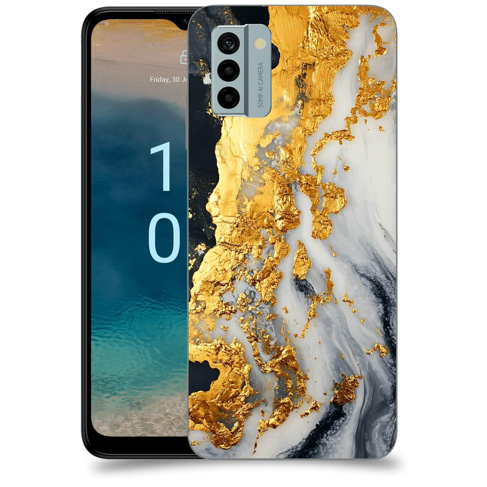ACOVER Kryt na mobil Nokia G22 - Marble II