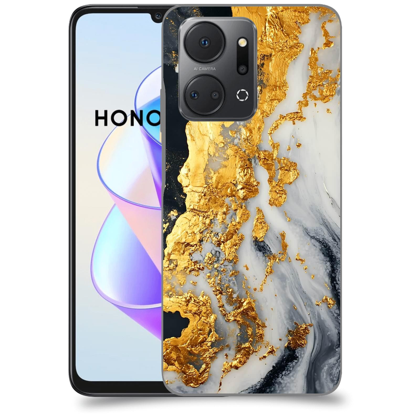 ACOVER Kryt na mobil HONOR X7a - Marble II