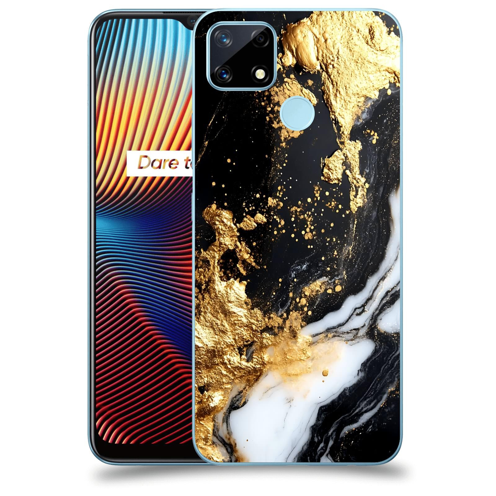 ACOVER Kryt na mobil Realme 7i - Marble III