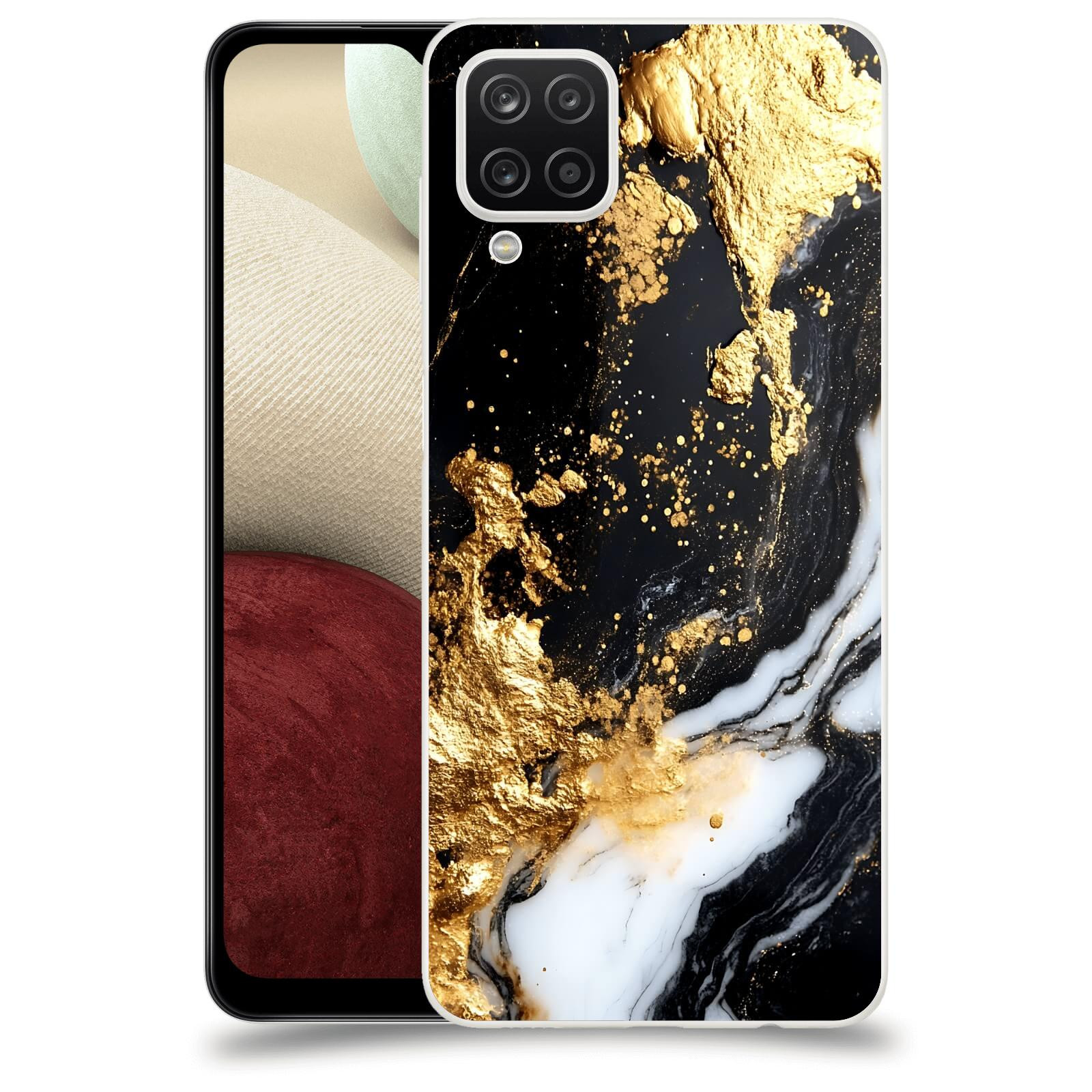 ACOVER Kryt na mobil Samsung Galaxy A12 A125F - Marble III