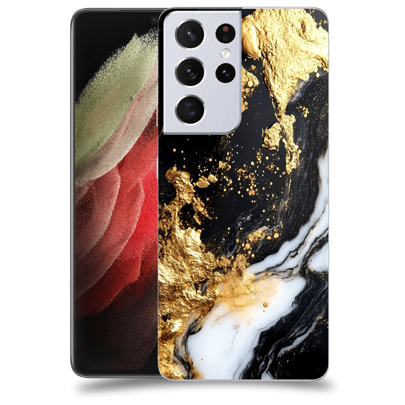 ACOVER Kryt na mobil Samsung Galaxy S21 Ultra 5G G998B - Marble III