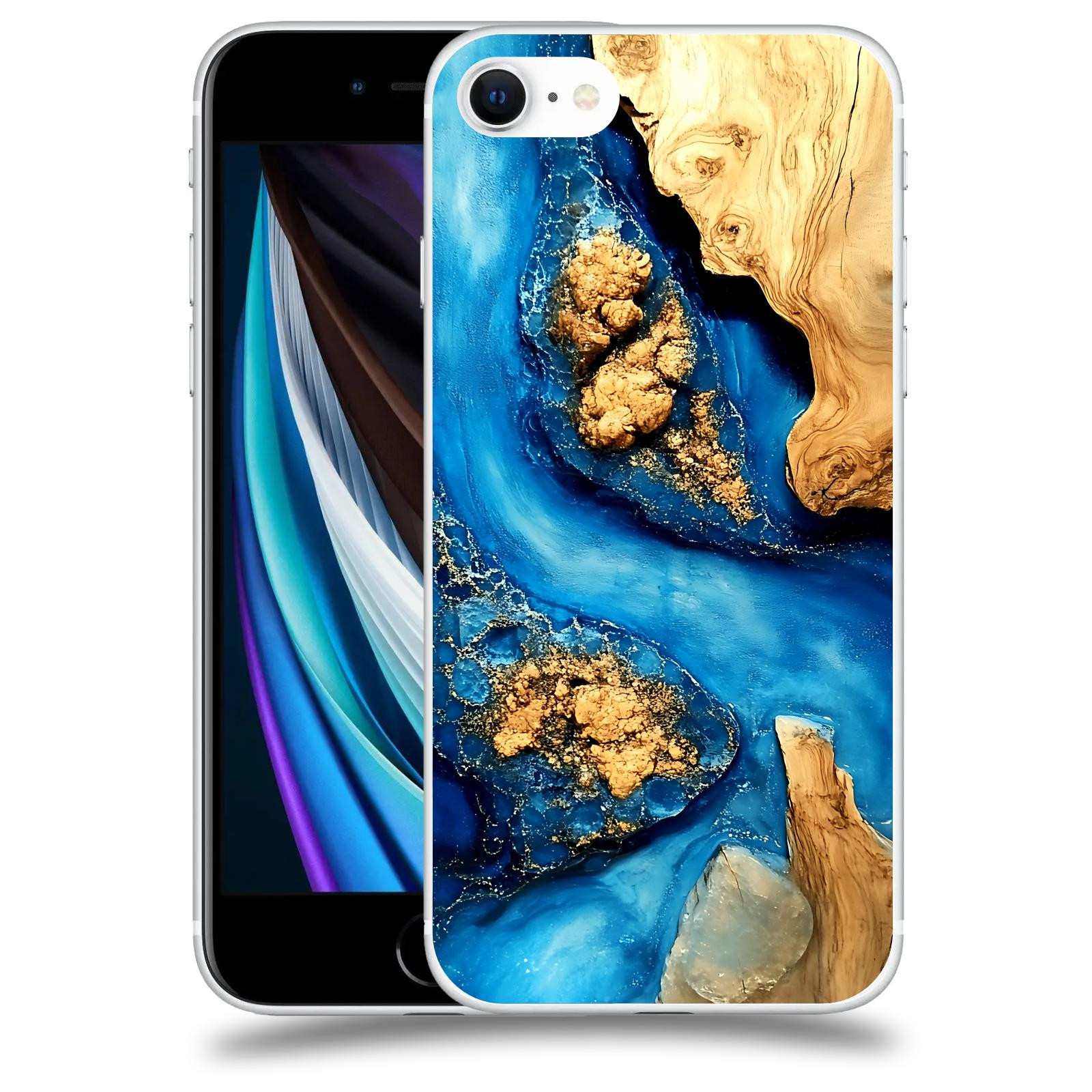 ACOVER Kryt na mobil Apple iPhone SE 2020 - Deep Marine II