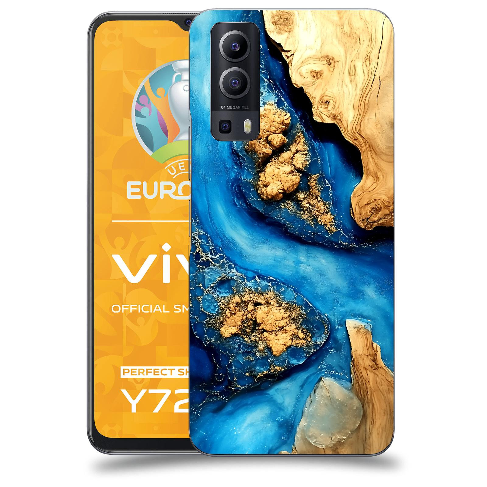 ACOVER Kryt na mobil Vivo Y72 5G - Deep Marine II