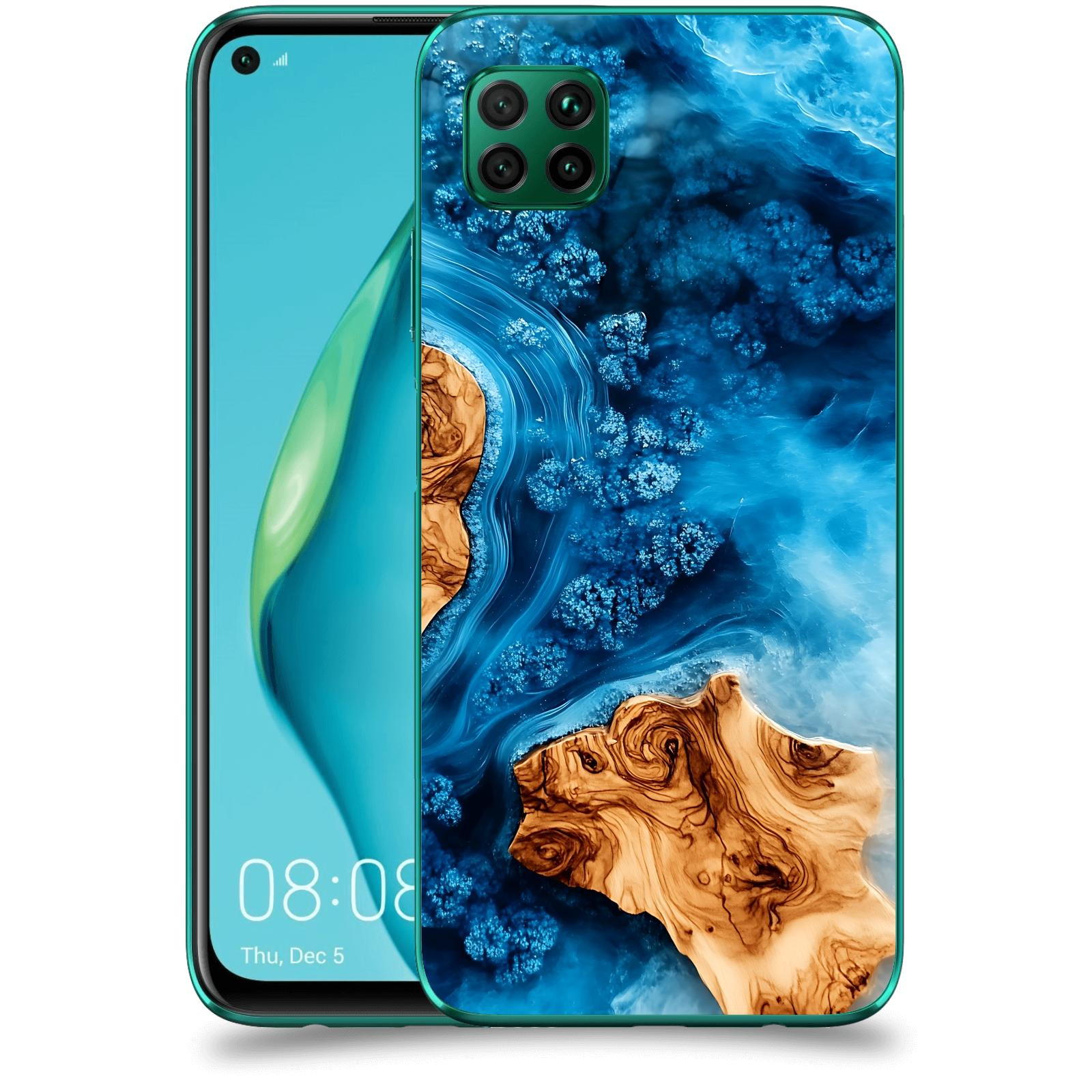 ACOVER Kryt na mobil Huawei P40 Lite - Deep Marine III