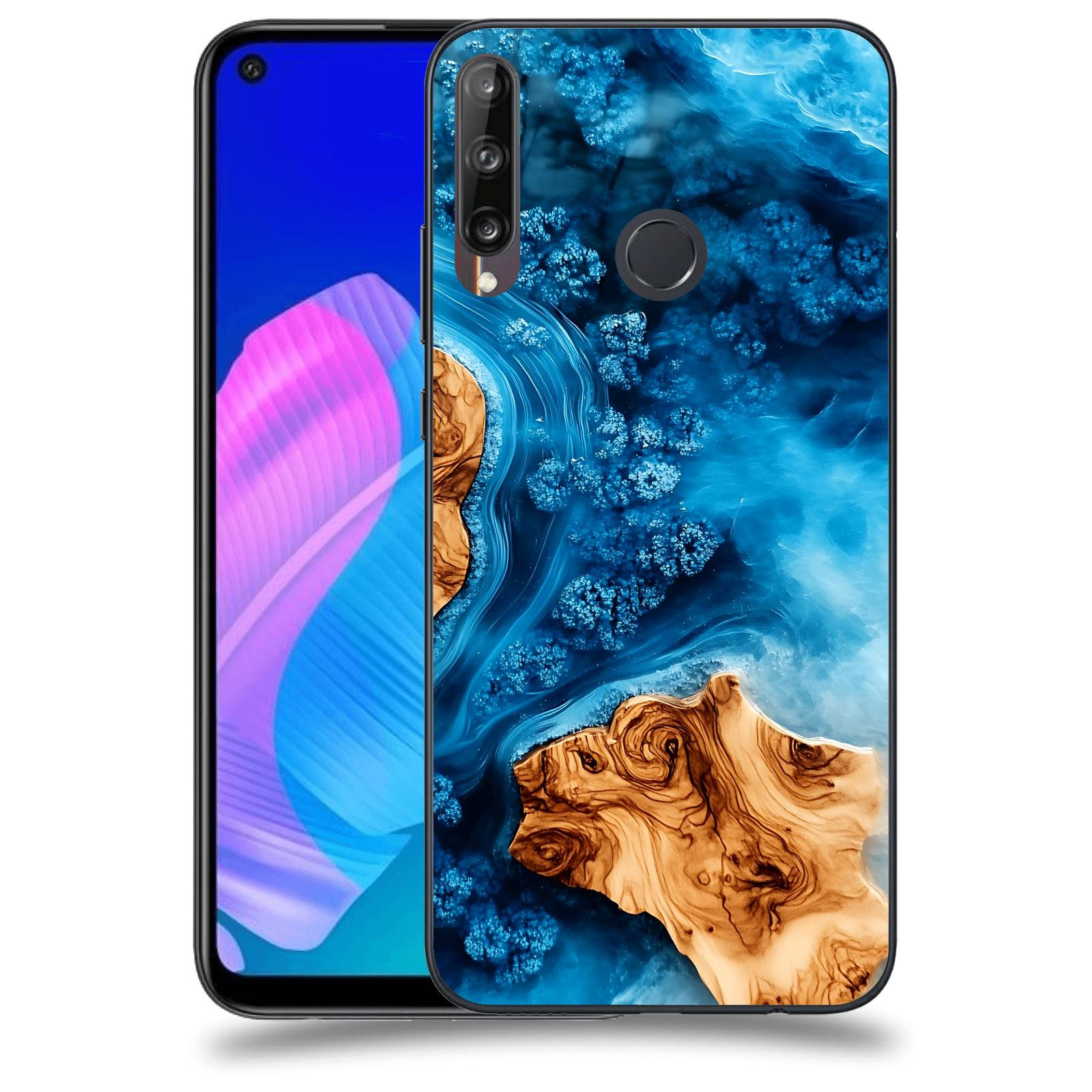 ACOVER Kryt na mobil Huawei P40 Lite E - Deep Marine III