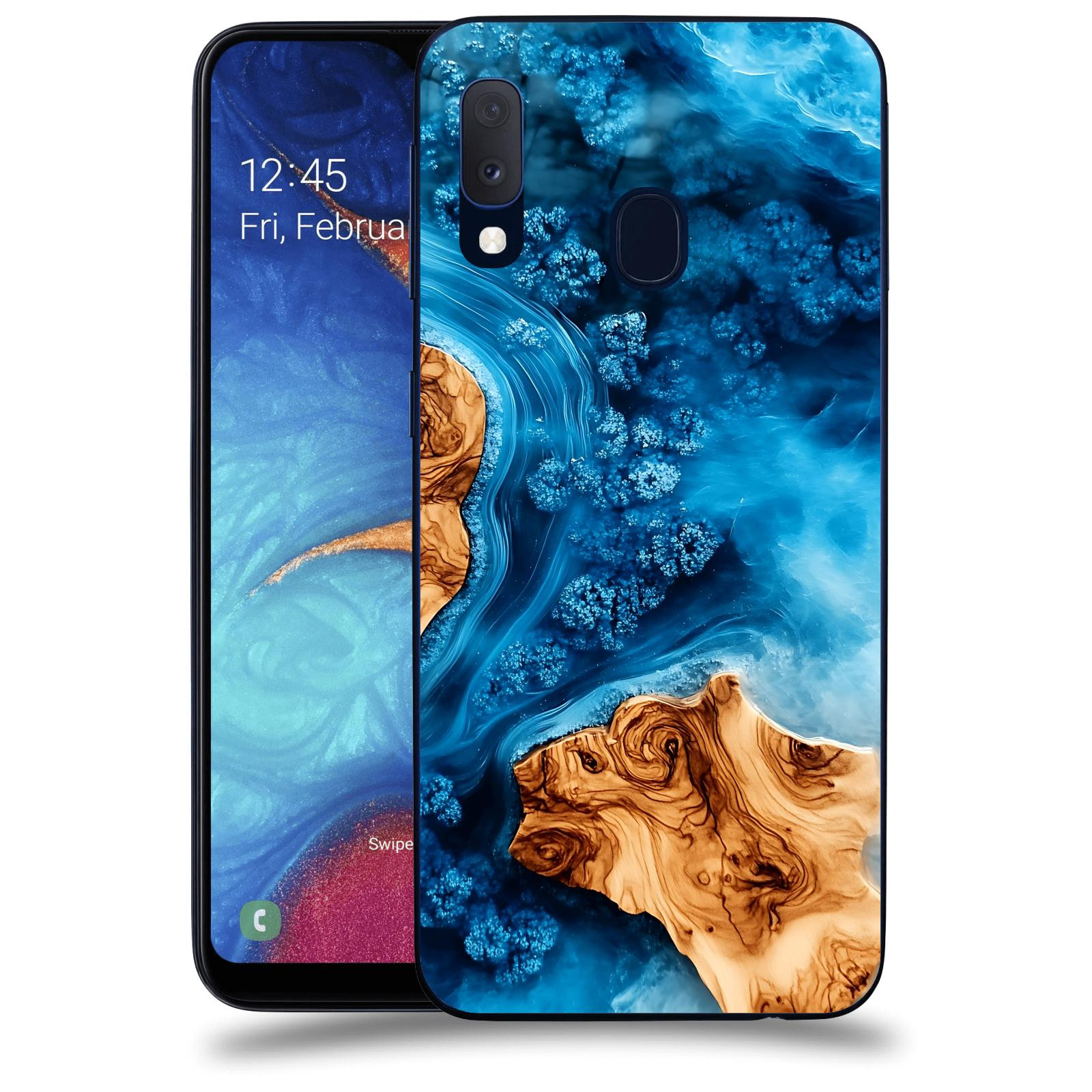 ACOVER Kryt na mobil Samsung Galaxy A20e A202F - Deep Marine III
