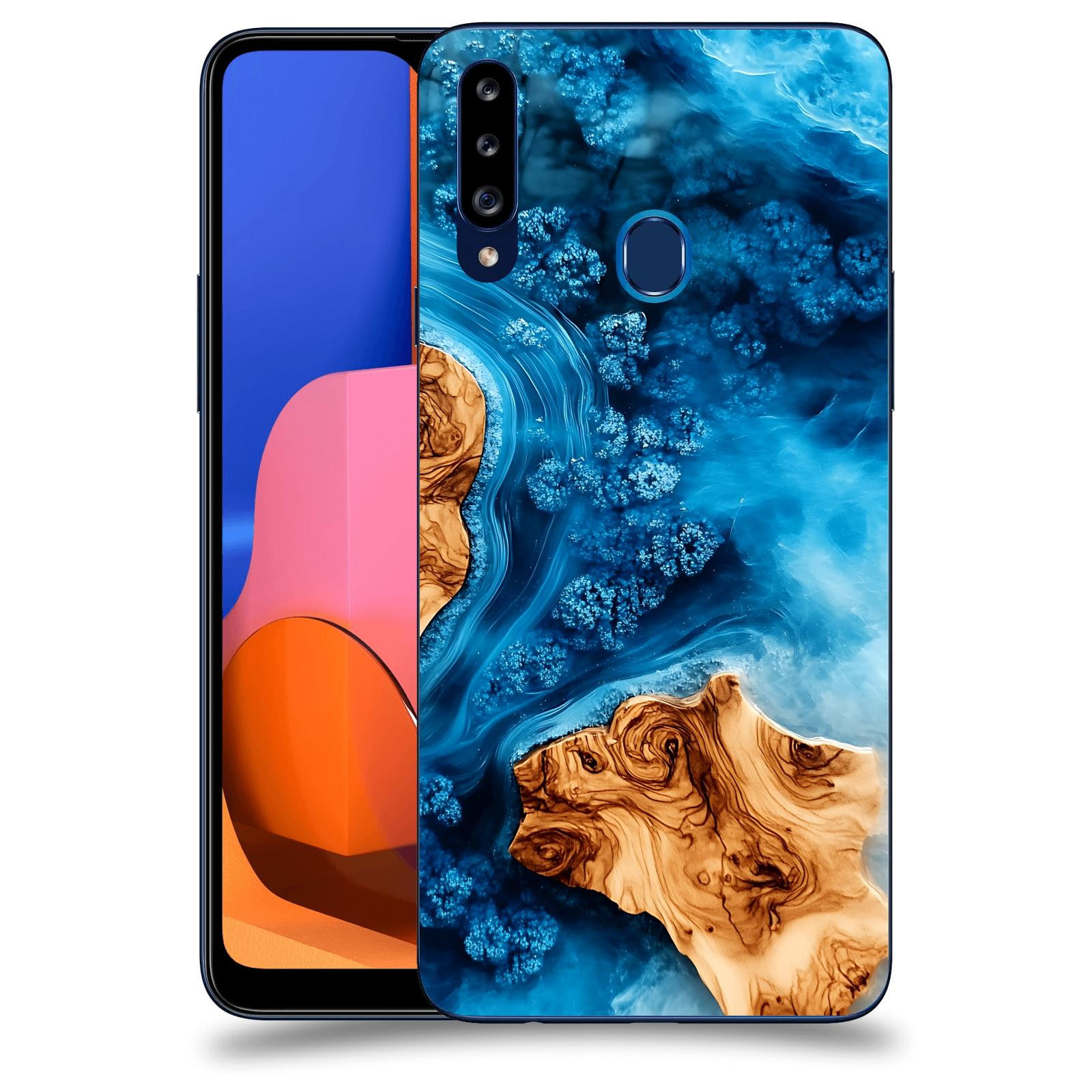 ACOVER Kryt na mobil Samsung Galaxy A20s - Deep Marine III