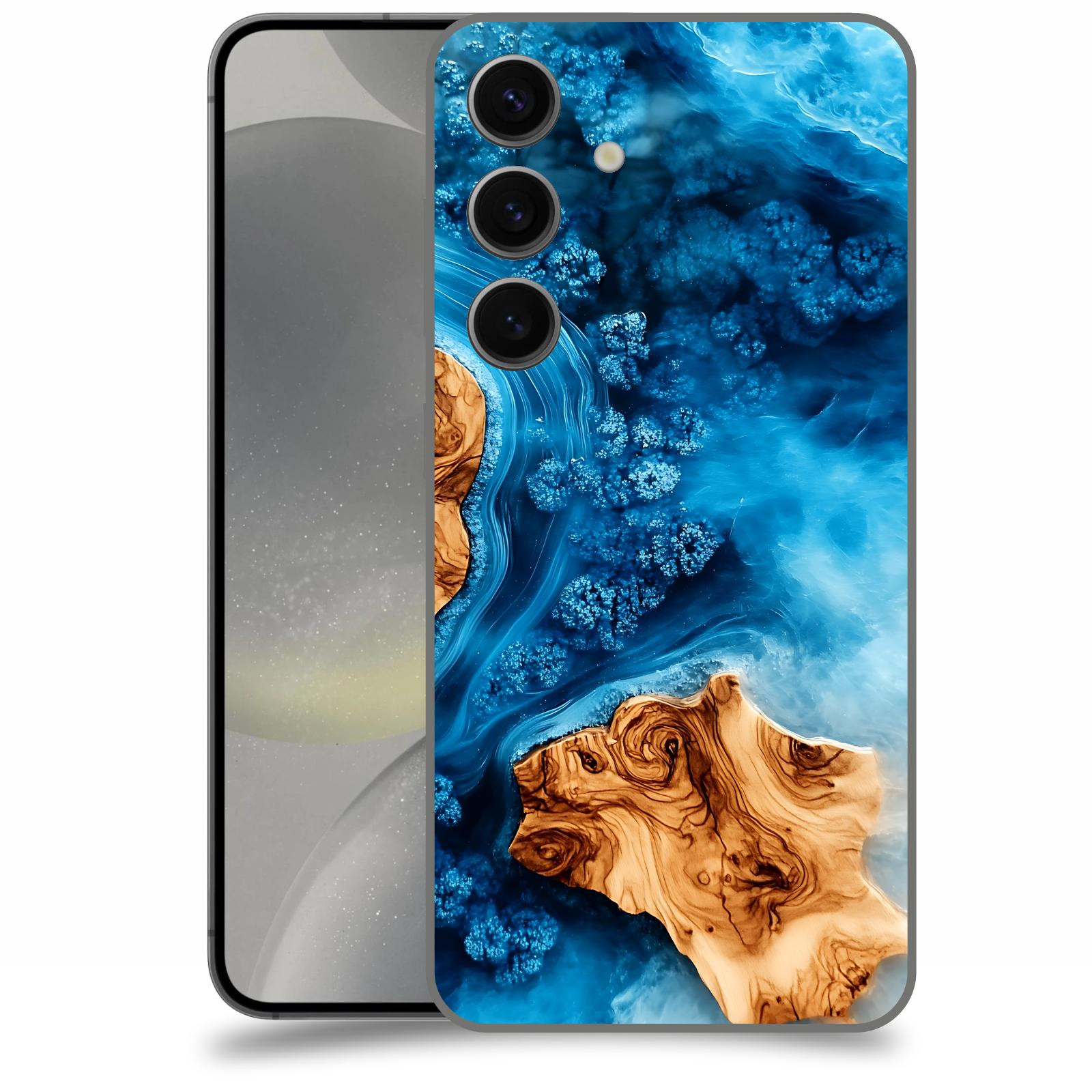 ACOVER Kryt na mobil Samsung Galaxy S24 - Deep Marine III