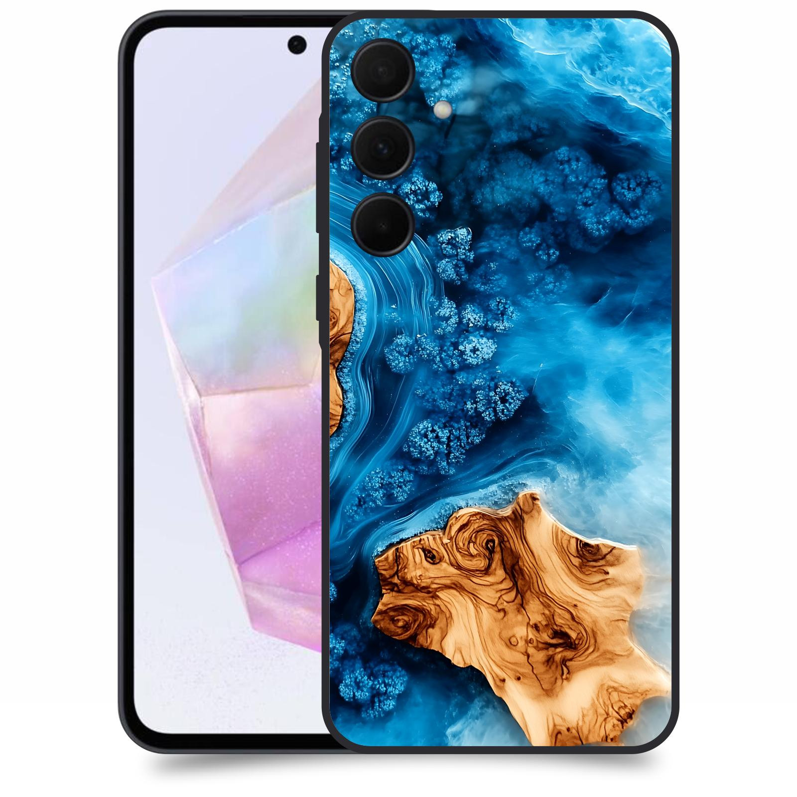 ACOVER Kryt na mobil Samsung Galaxy A35 5G - Deep Marine III