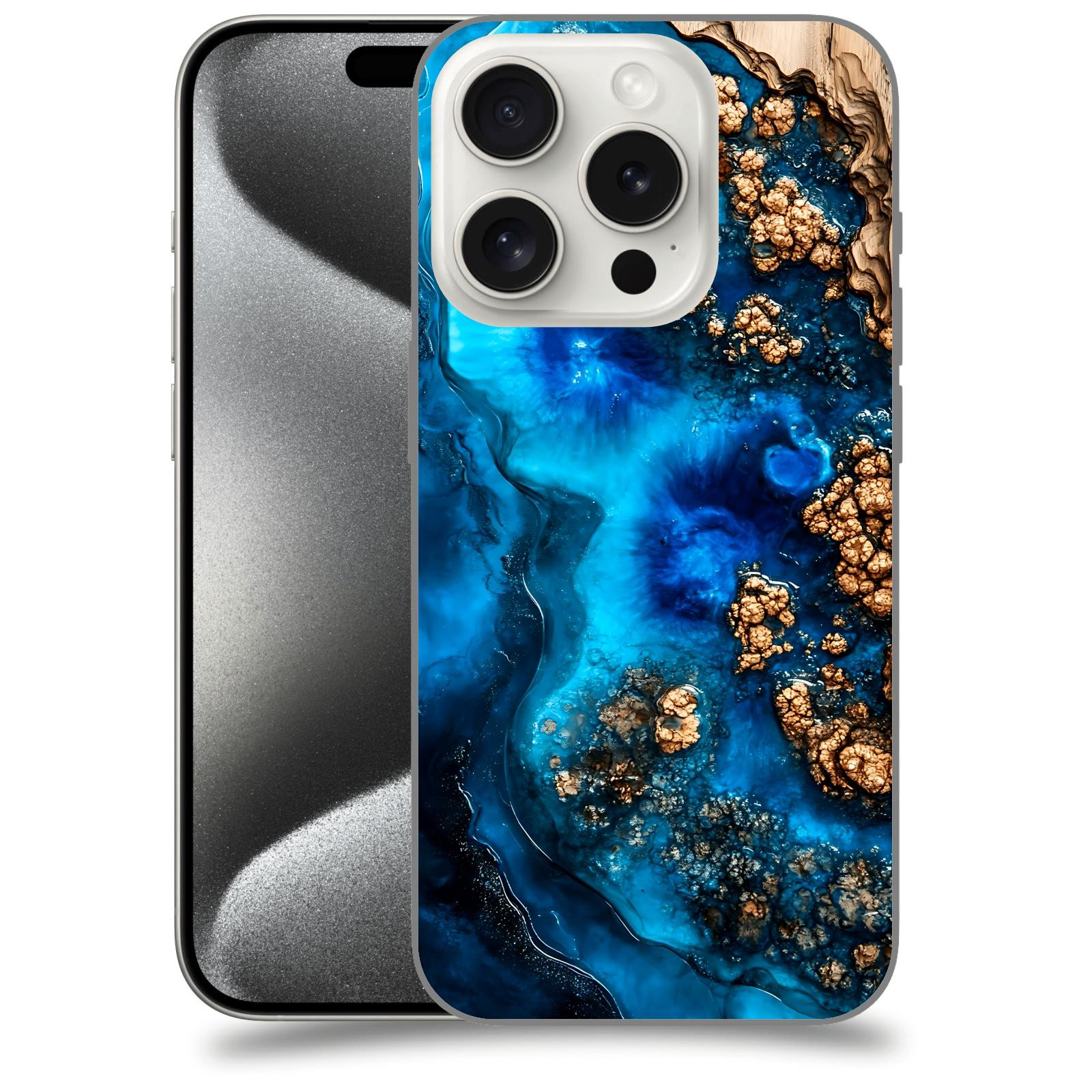 ACOVER Kryt na mobil Apple iPhone 15 pro - Deep Marine IV