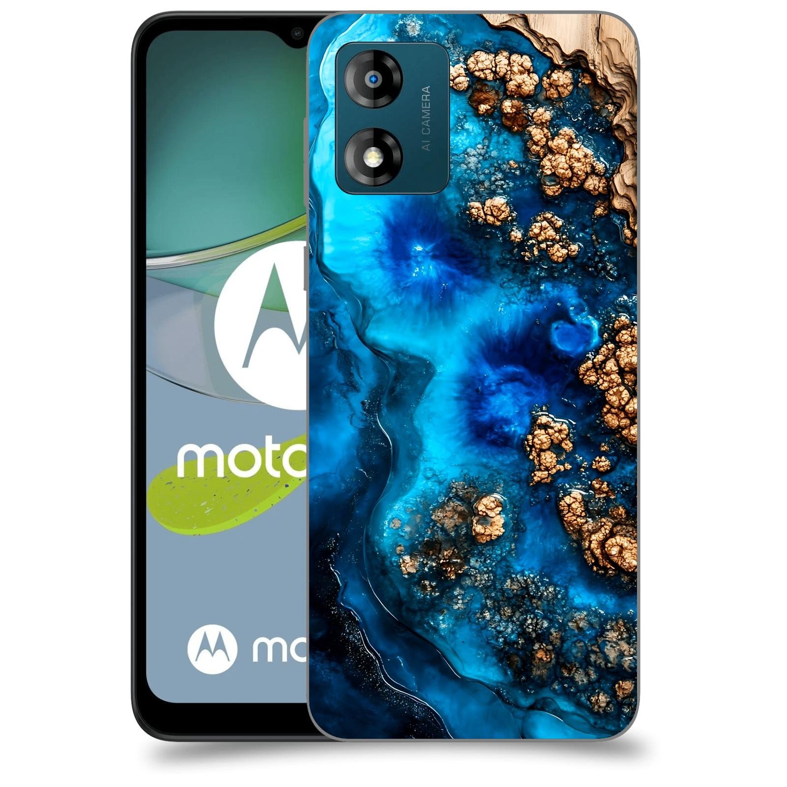 ACOVER Kryt na mobil Motorola Moto E13 - Deep Marine IV