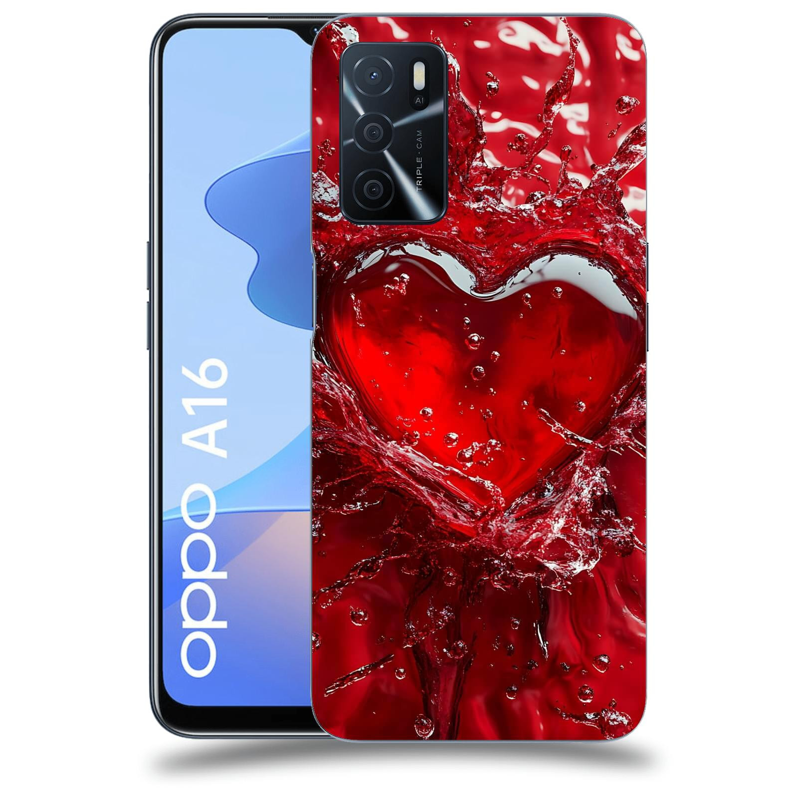 ACOVER Kryt na mobil OPPO A16 - Love I