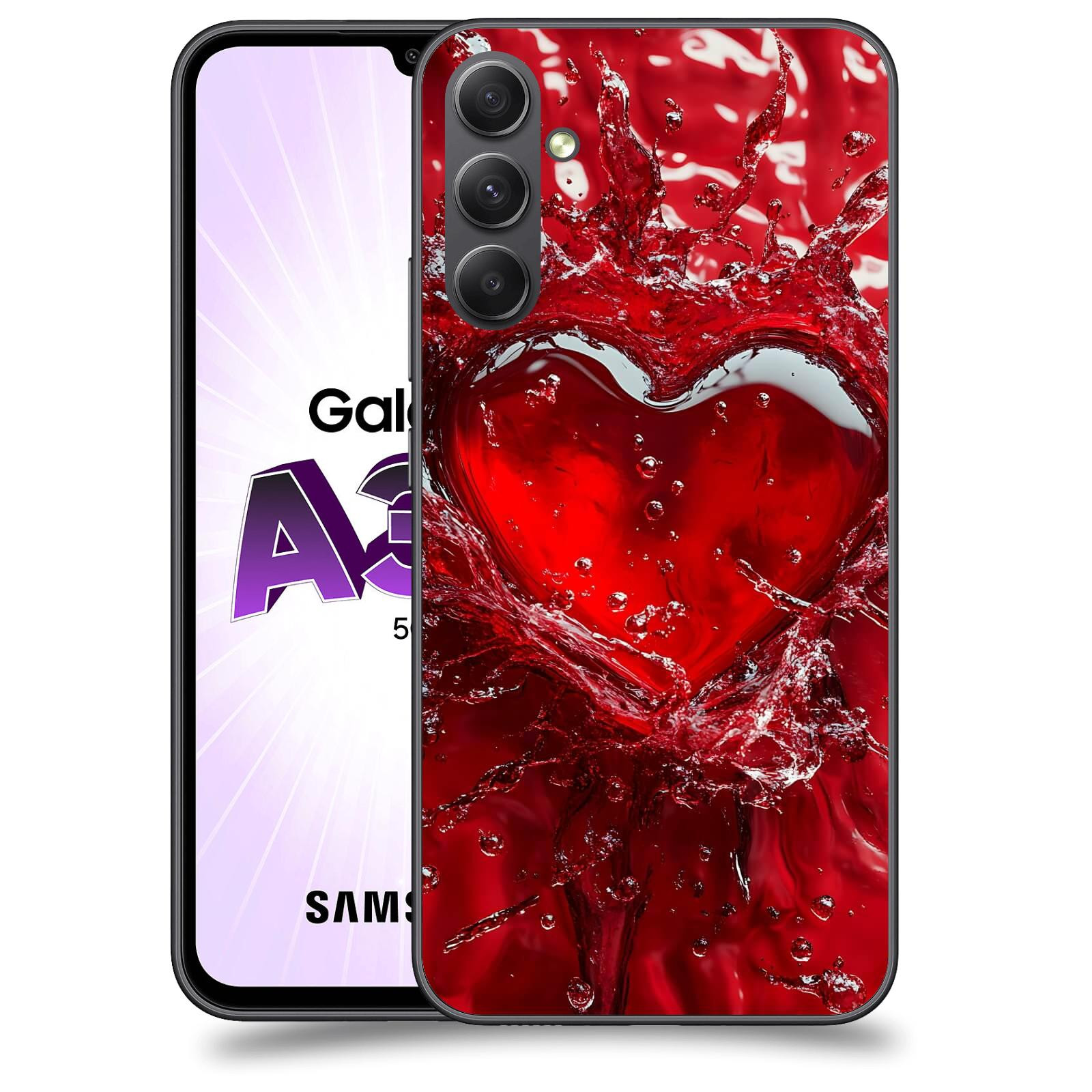 ACOVER Kryt na mobil Samsung Galaxy A34 - Love I