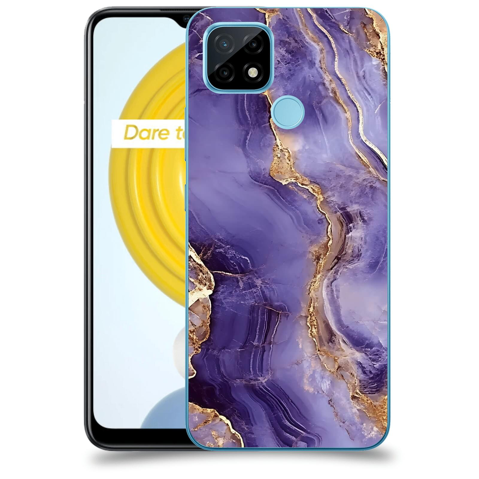 ACOVER Kryt na mobil Realme C21 - Violet I