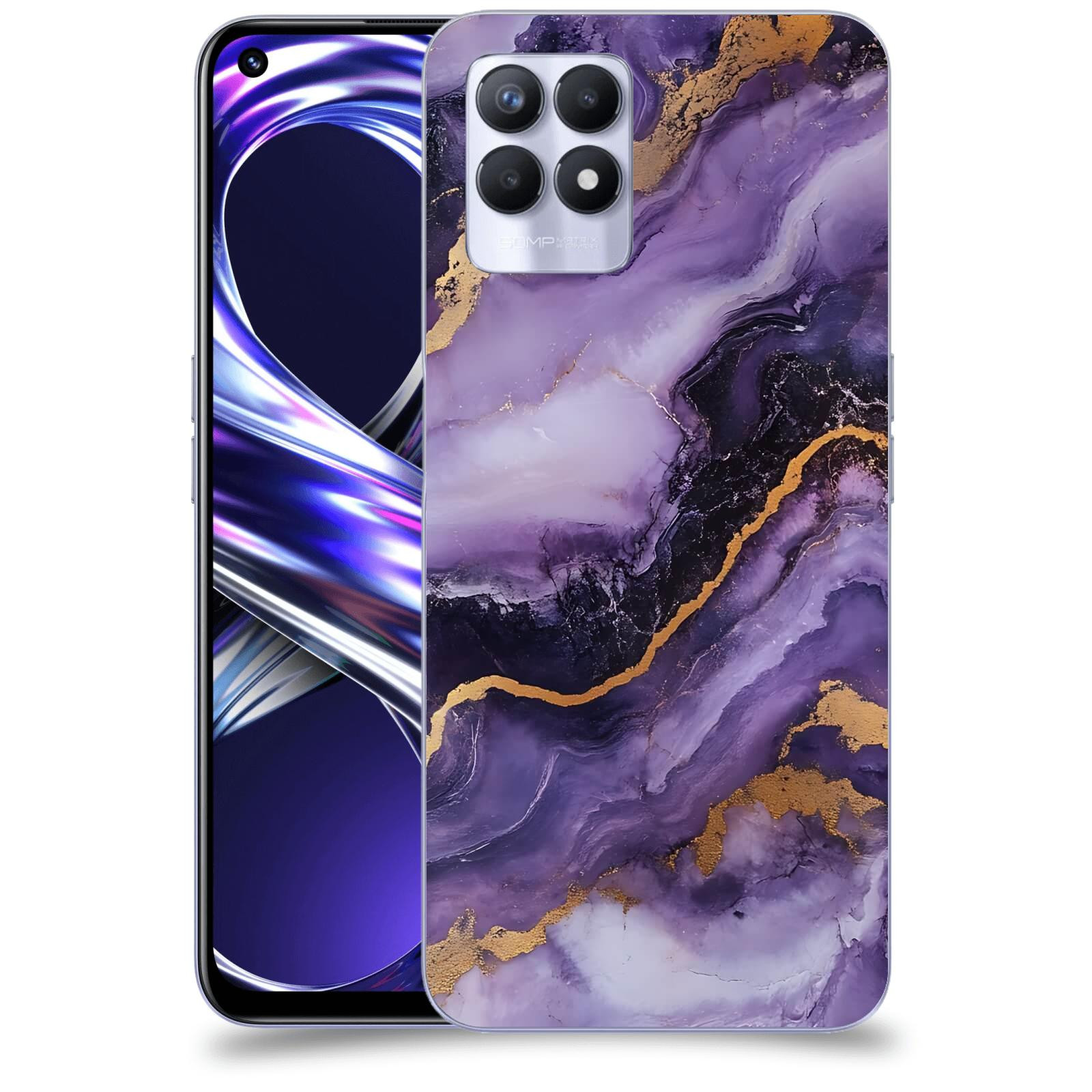 ACOVER Kryt na mobil Realme 8i - Violet II