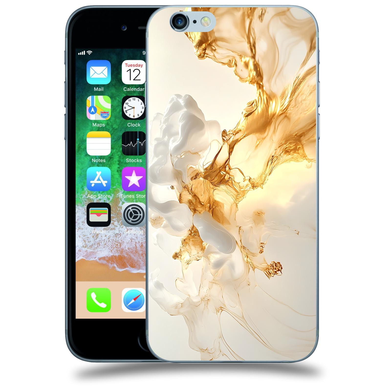ACOVER Kryt na mobil Apple iPhone 6/6S - Vanilla Bourbon I