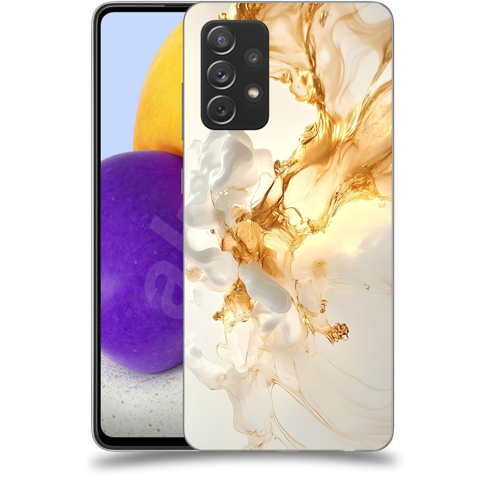 ACOVER Kryt na mobil Samsung Galaxy A72 A725F - Vanilla Bourbon I