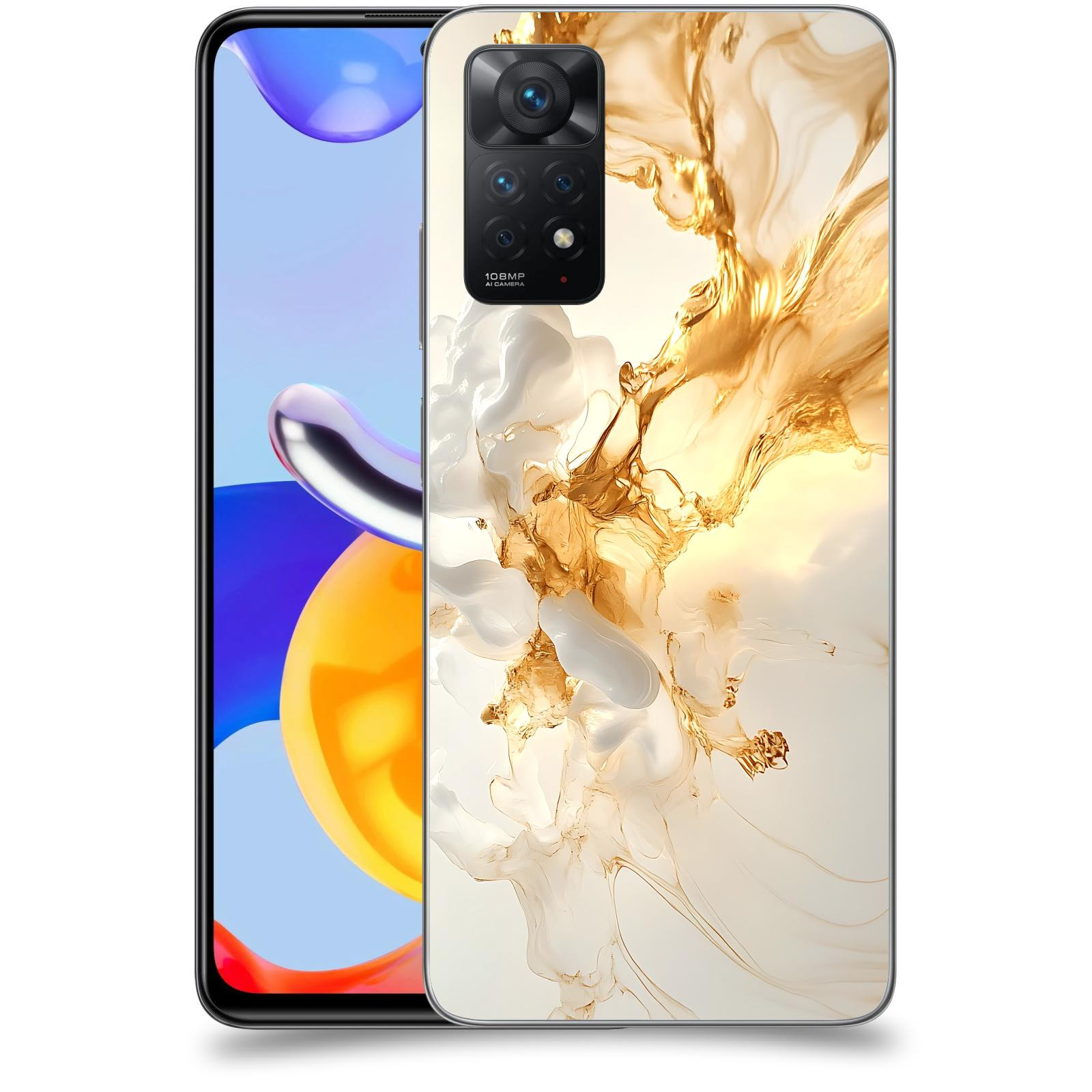 ACOVER Kryt na mobil Xiaomi Redmi Note 11 Pro - Vanilla Bourbon I