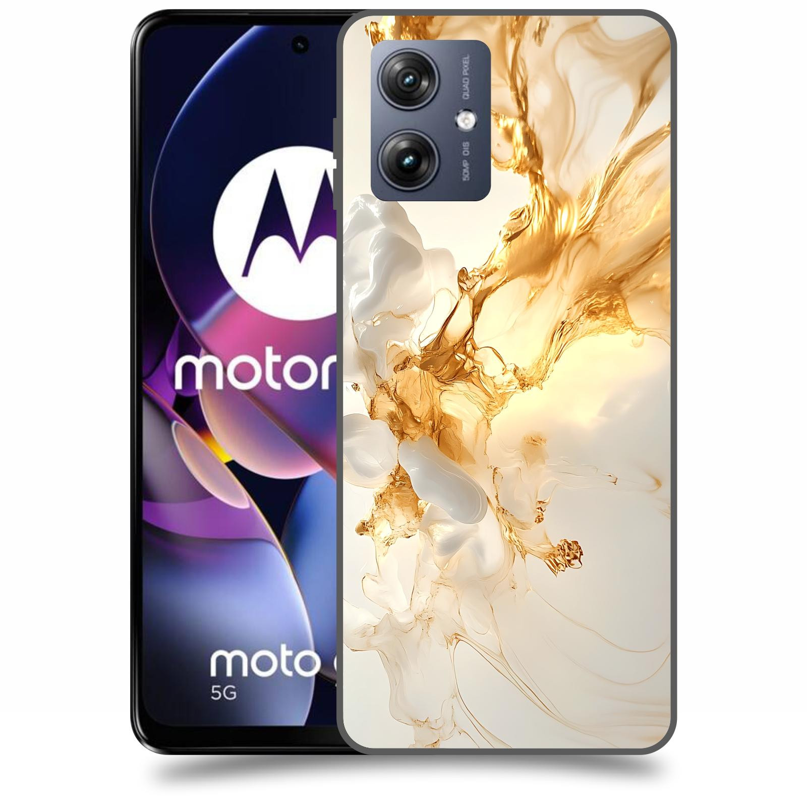 ACOVER Kryt na mobil Motorola Moto G54 5G - Vanilla Bourbon I