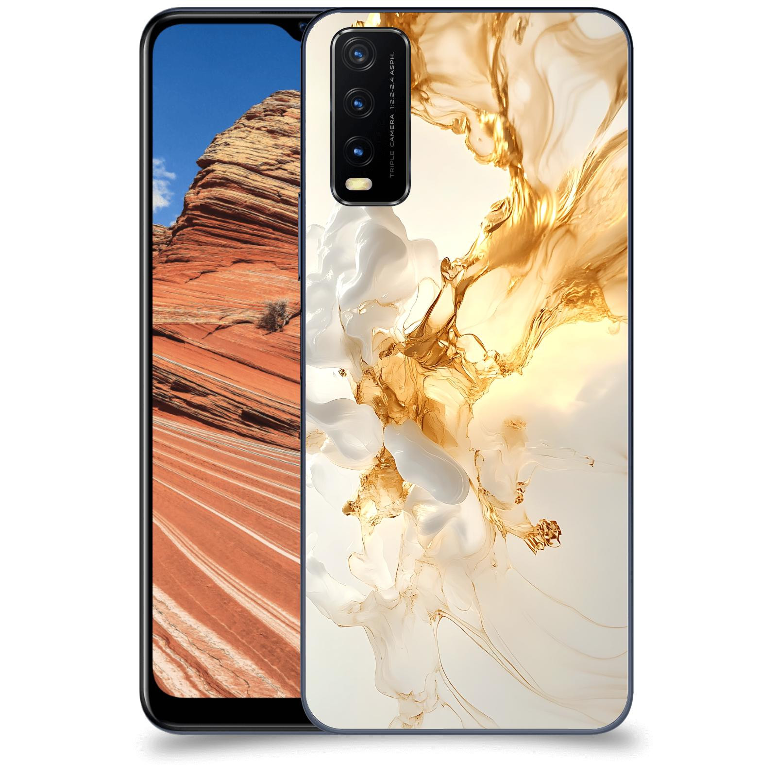 ACOVER Kryt na mobil Vivo Y20s - Vanilla Bourbon I