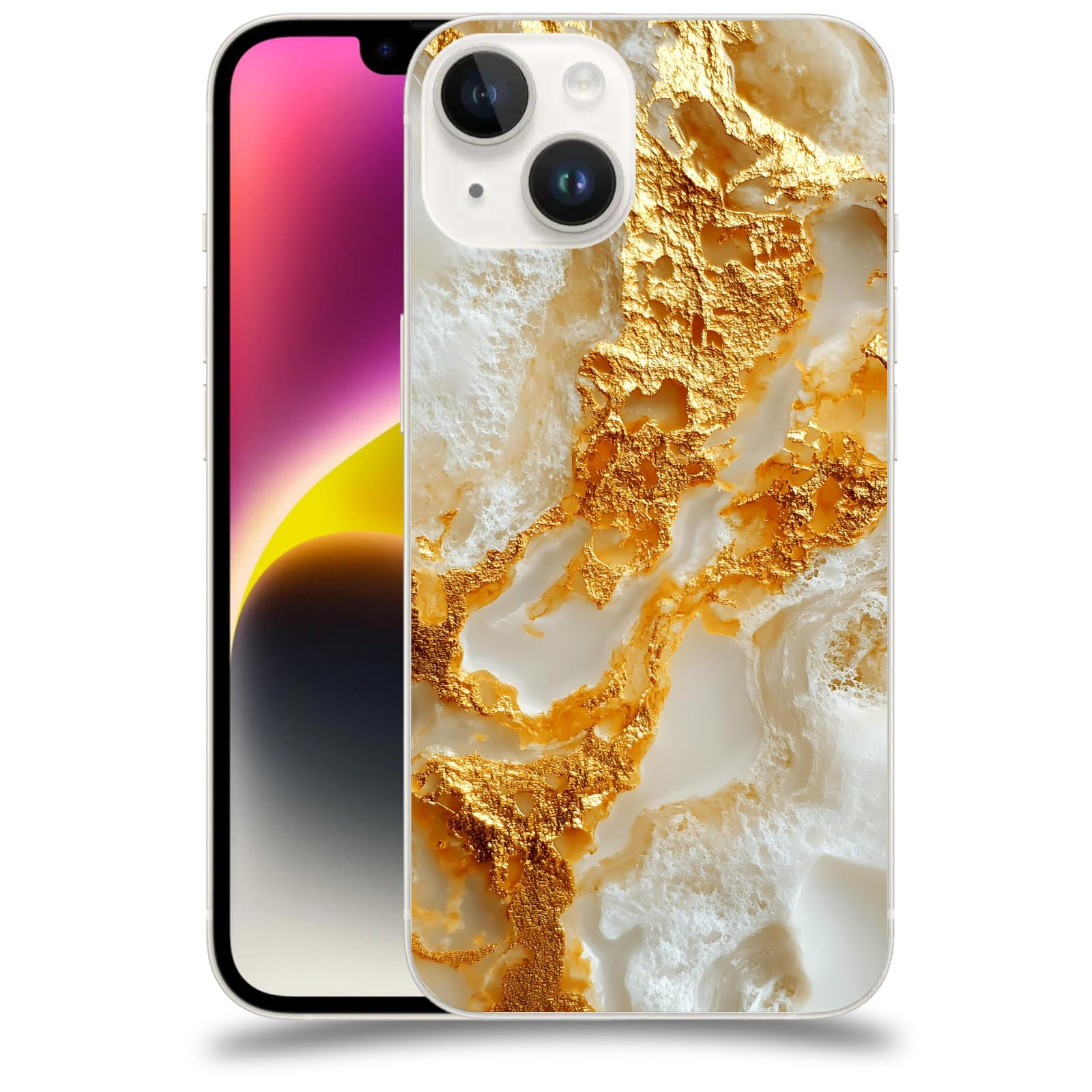 ACOVER Kryt na mobil Apple iPhone 14 - Vanilla Bourbon II