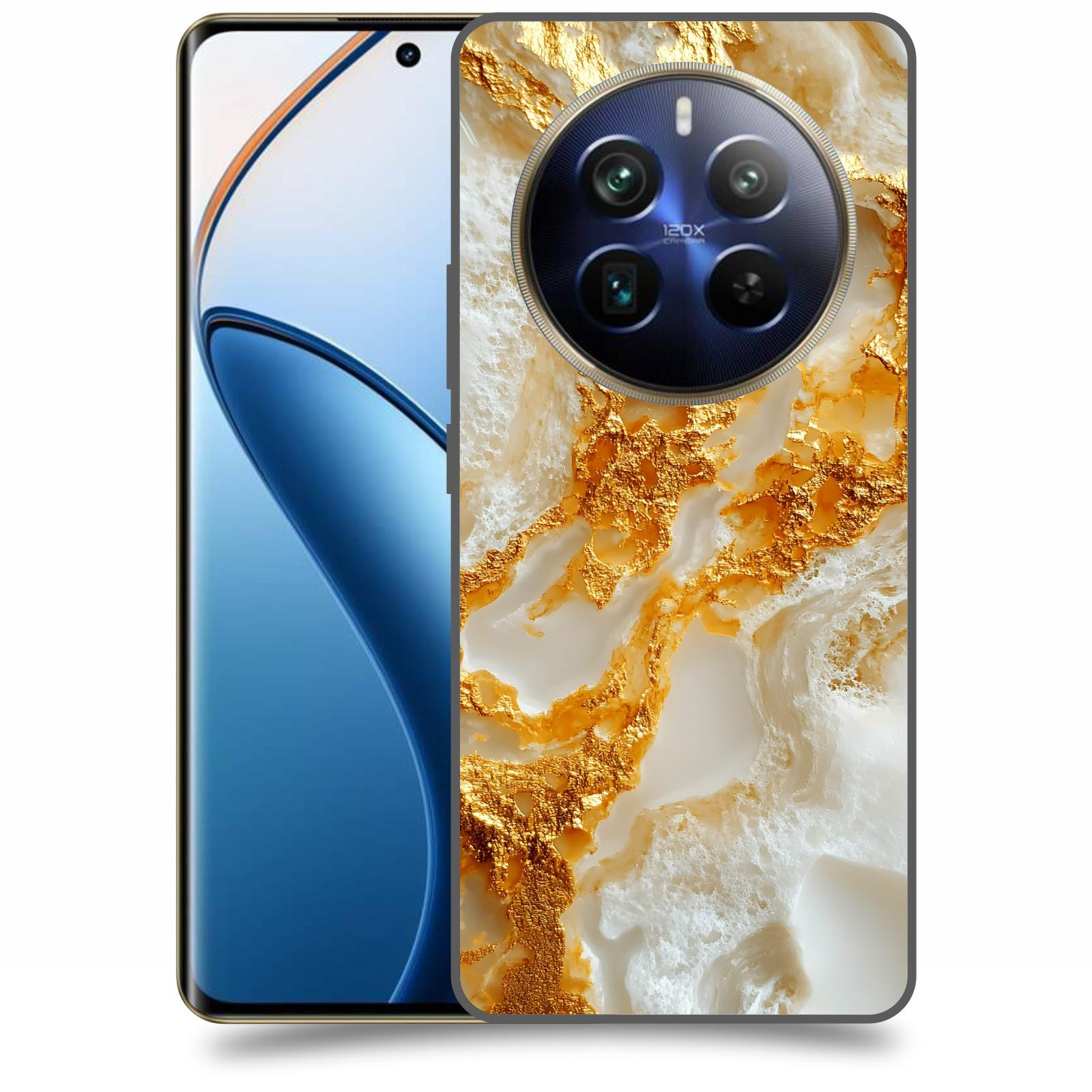ACOVER Kryt na mobil Realme 12 pro+ 5g - Vanilla Bourbon II