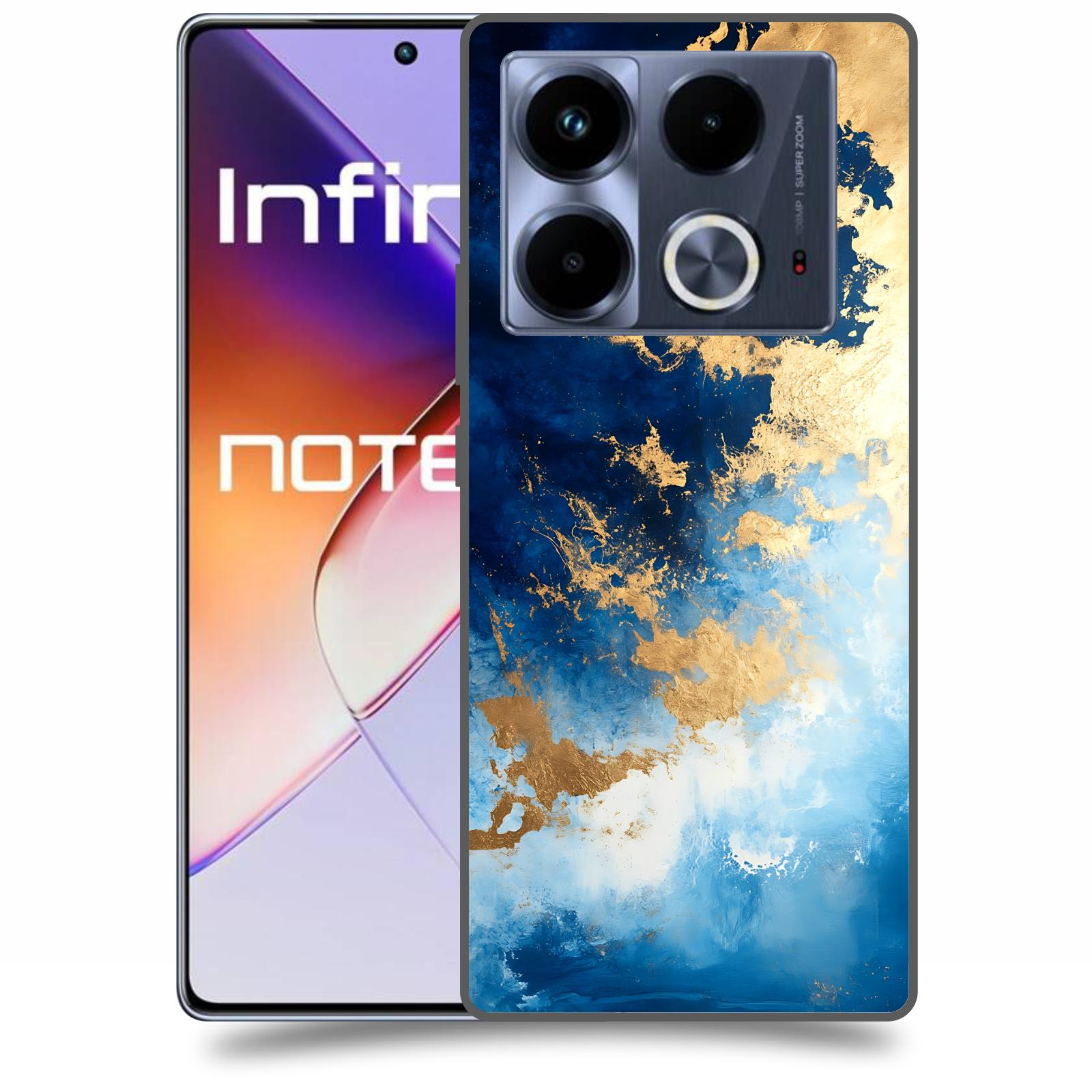 ACOVER Kryt na mobil Infinix Note 40 - Royal Blue II