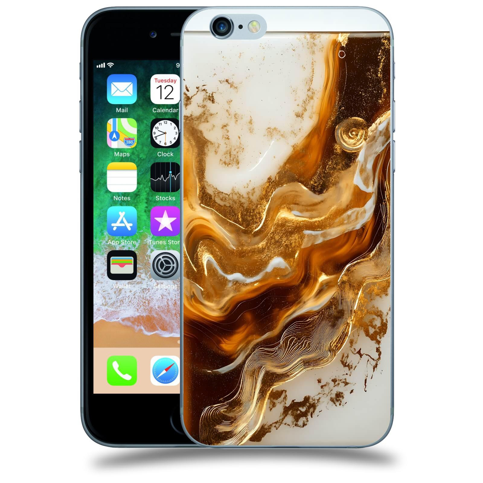 ACOVER Kryt na mobil Apple iPhone 6/6S - Amber I